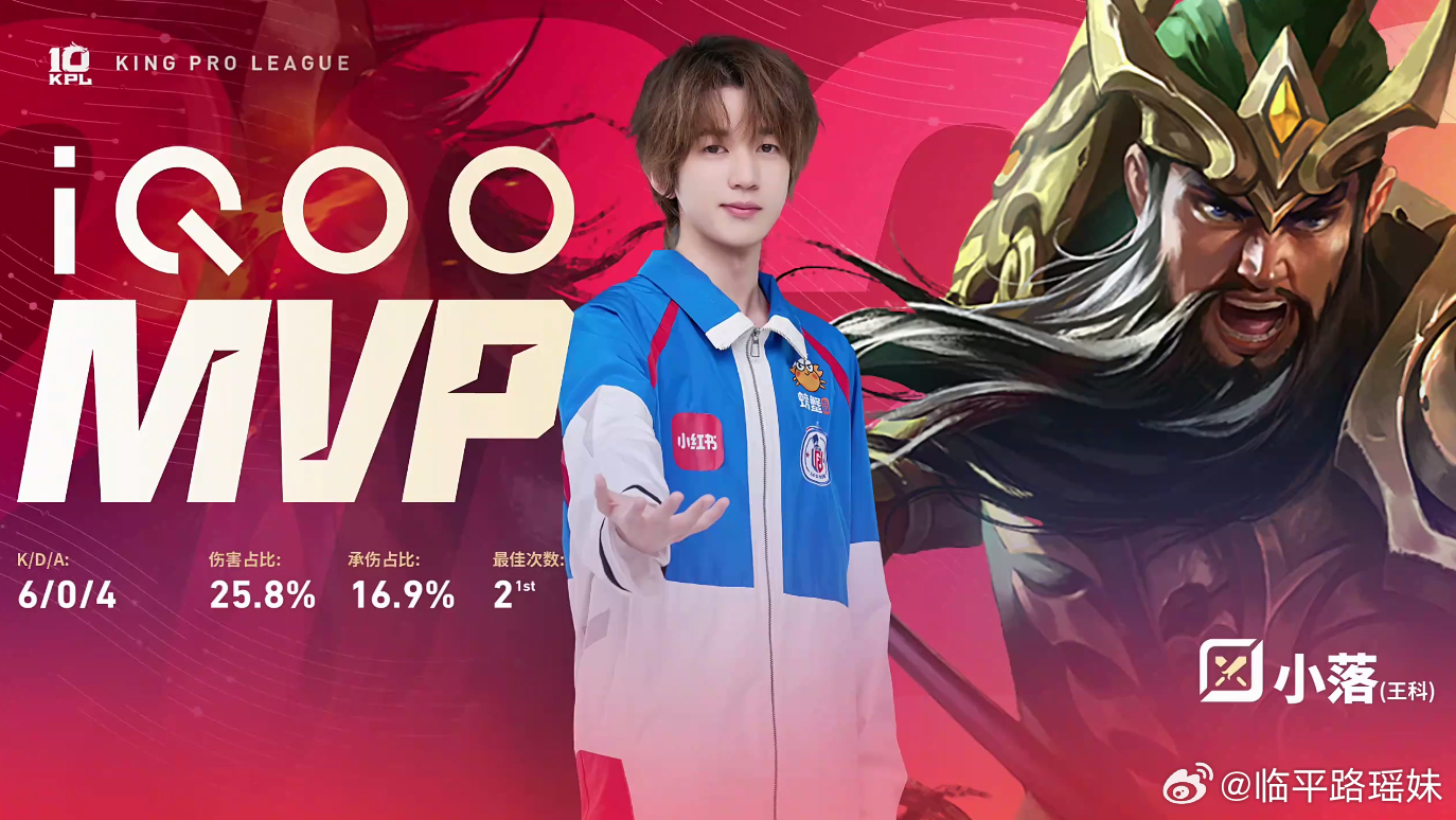 KPL  小落关羽真的太强了，新赛季首战告捷实至名归！小落关羽太C了LGDNBW