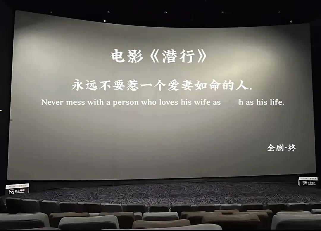#刘德华# 潜行的核心主题就是图片中的这句话，这句话就解释了刘德华最后的一系列动