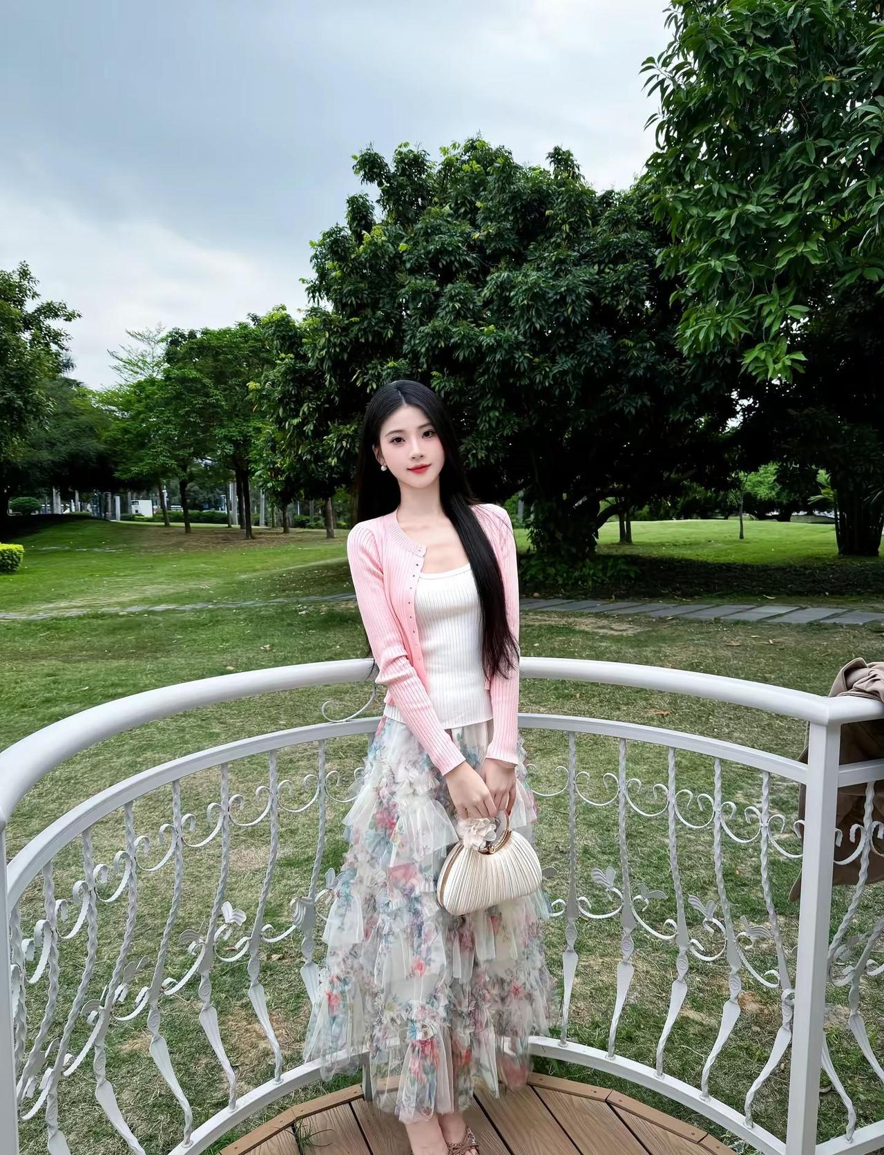 拍照 许嵩 甜妹穿搭随意拍 南湖公园 穿搭