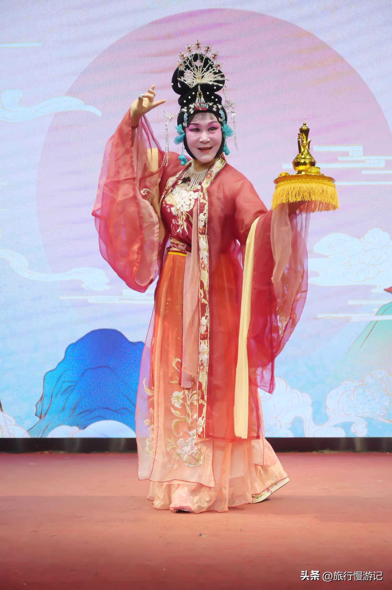 带定位晒今日生活京剧《麻姑献寿》