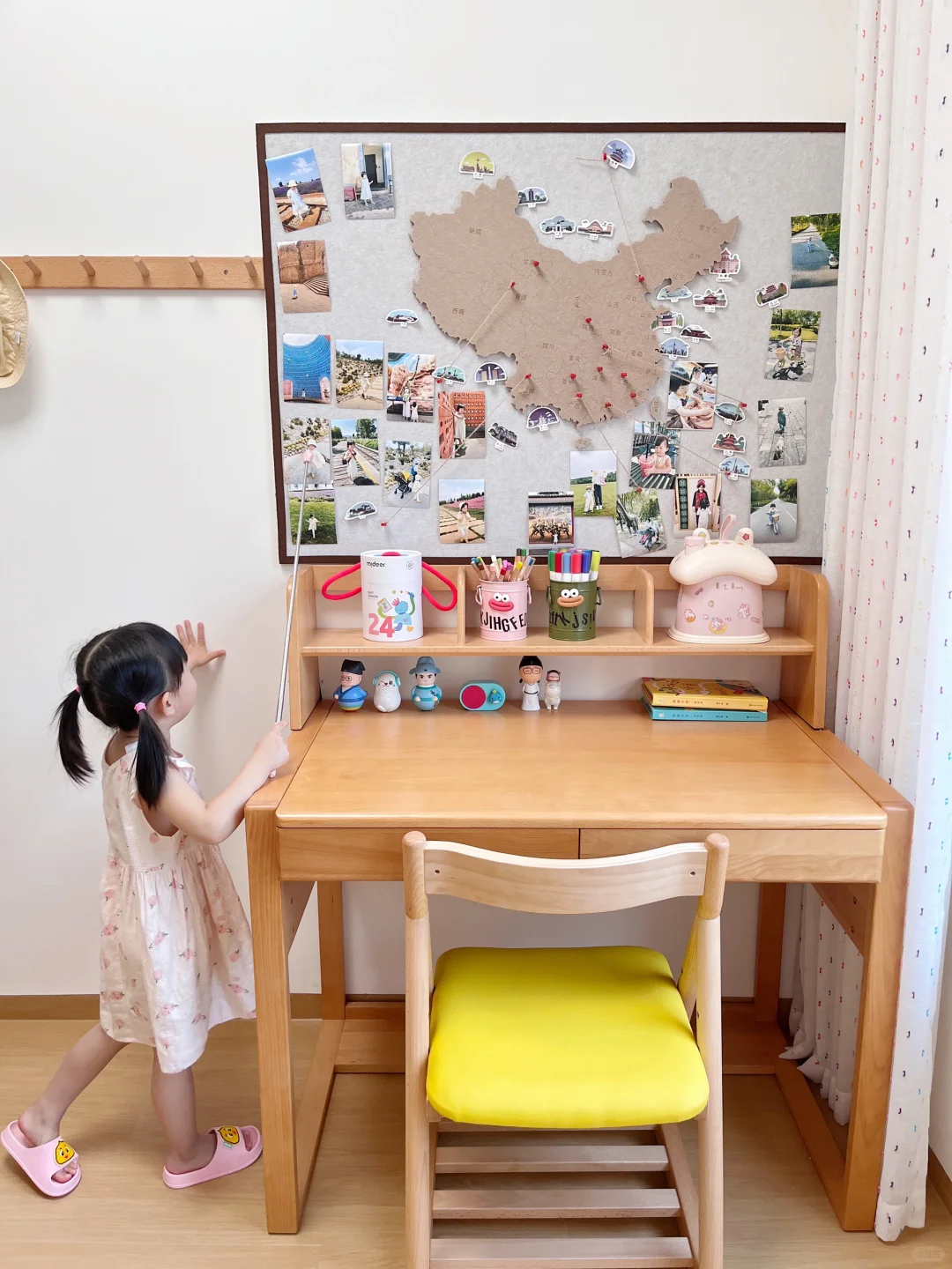 ✈️旅行足迹地图照片墙，建议小朋友人手一份！