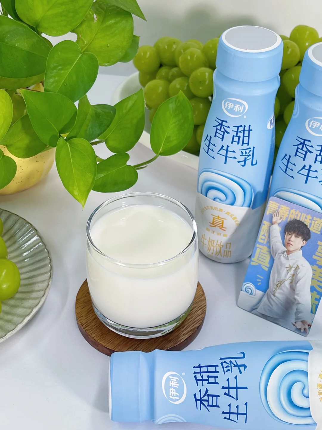 🥛大头老师代言的香甜生牛乳好好喝！