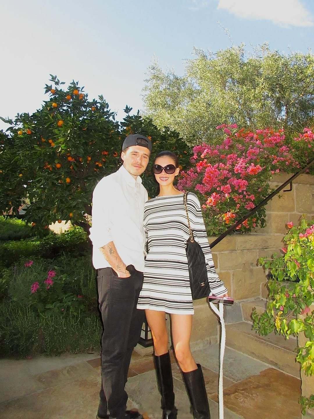 贝克汉姆大儿子风波后首更新ins贝克汉姆大儿子晒与老婆恩爱照 贝克汉姆大儿子风波