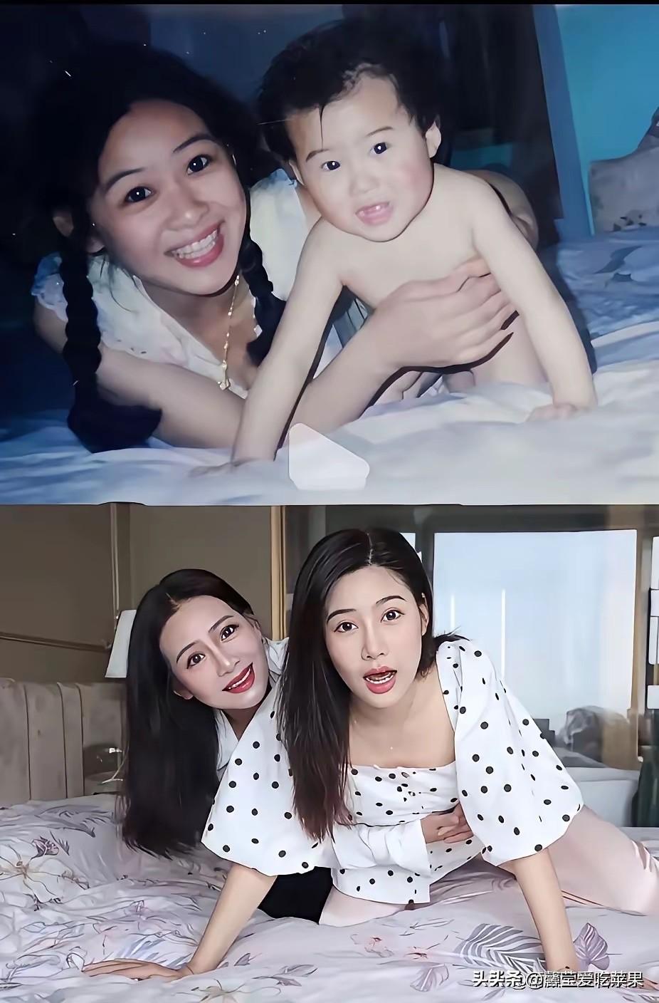 实话实说，这娘俩长得真像！[我想静静][我想静静]