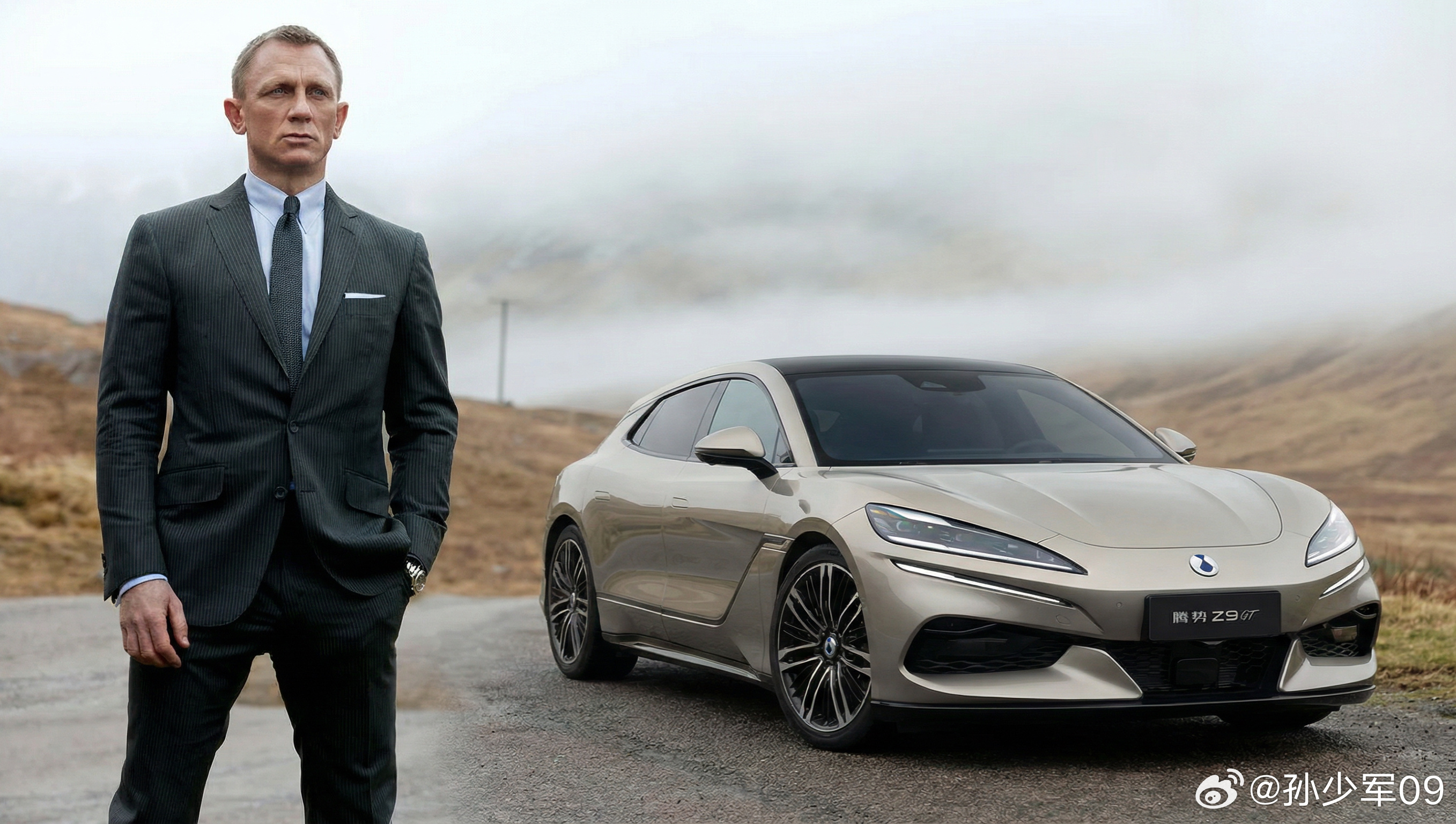 腾丹尼尔·克雷格（007扮演者）官宣成为腾势品牌全球代言人还是喜欢这种风格的腾势