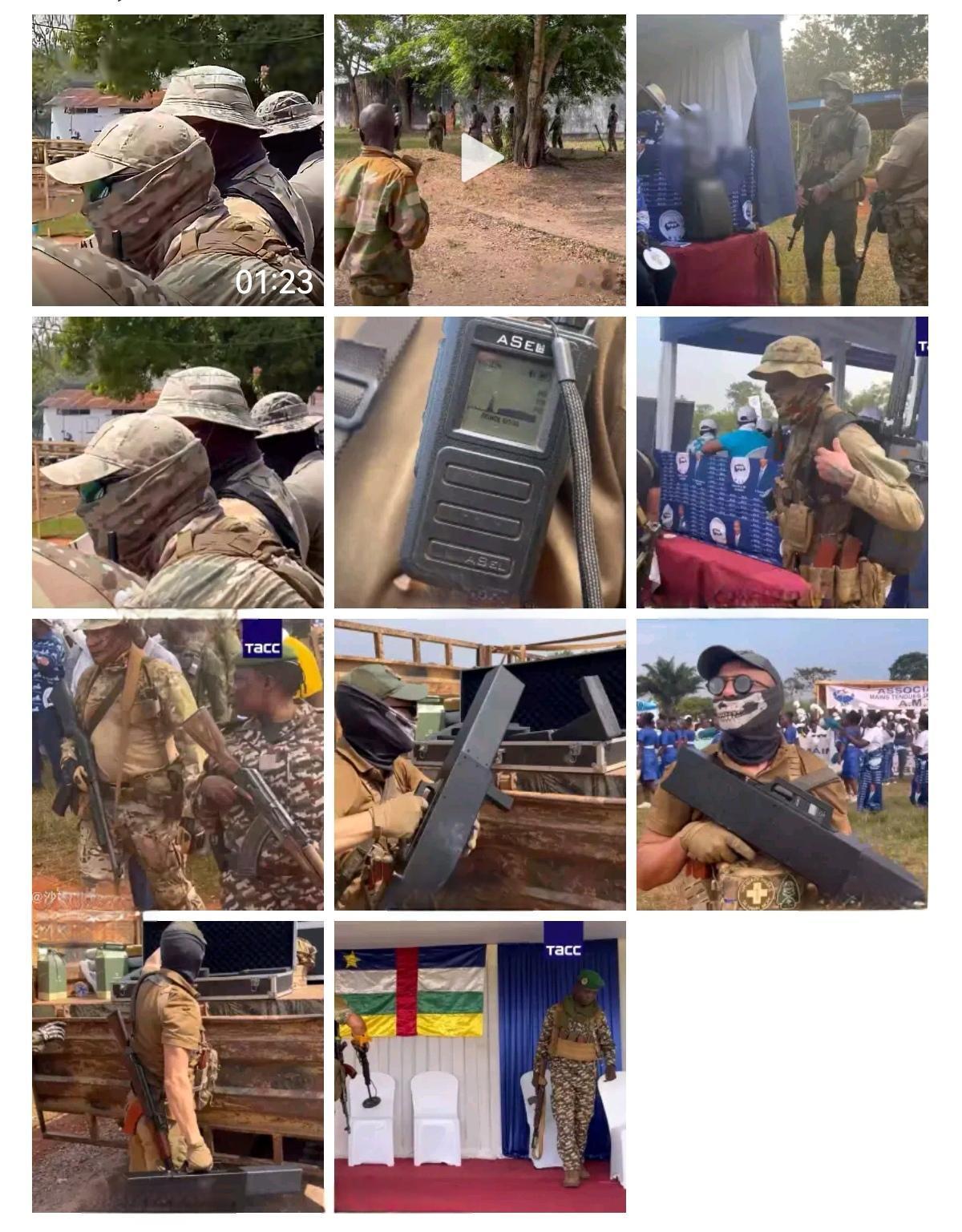 俄罗斯“瓦格纳”雇佣兵参与中非共和国的总统安保工作，带了反无人机设备过去。 ​​