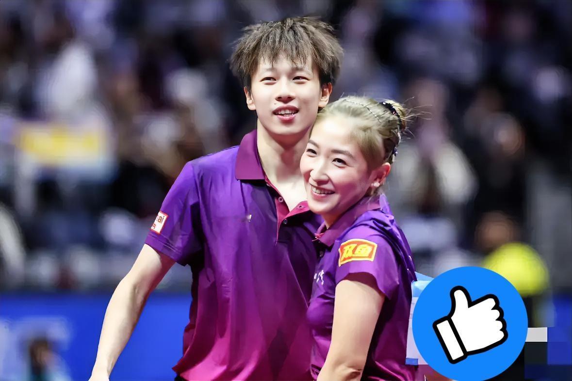 林高远赛后表示
都是刘诗雯的经验好，让他在落后的时候能保持住稳。

“老将”搭档