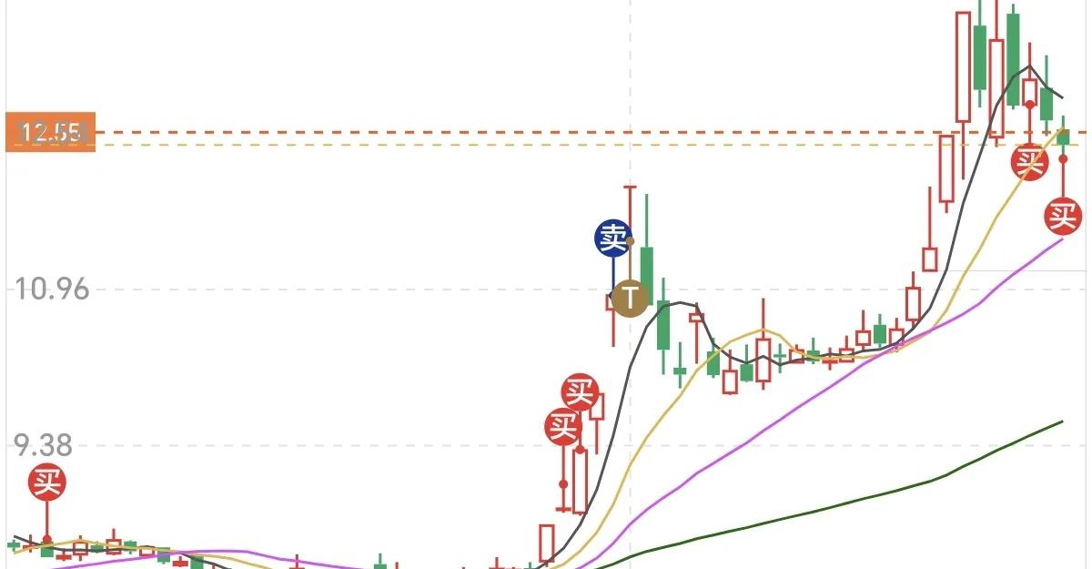 明天迎接大阳！今天大盘下跌，害怕了吗？反正我没怕，逢低我又进了点货，跟上节奏，一