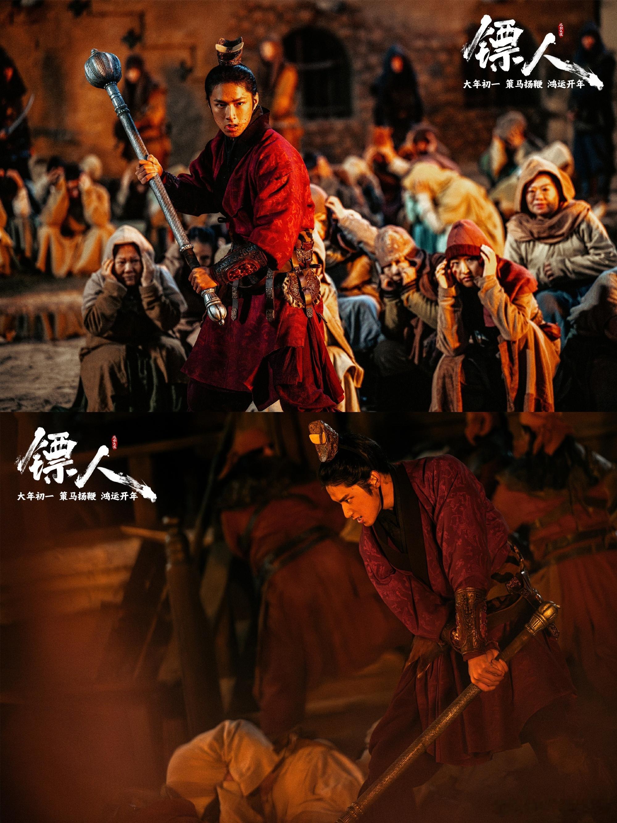 镖人 武侠群像春节档口碑炸裂！《镖人》电影武侠封神，动作美学拉满，沙暴混战名场面