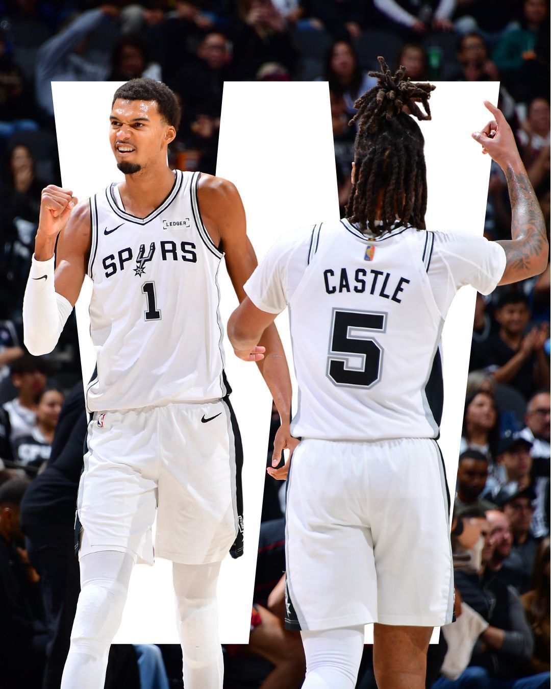 🤔队记：文班亚马卡斯尔参加完整训练 前者对阵鹈鹕继续缺阵 后者存疑据马刺记者J