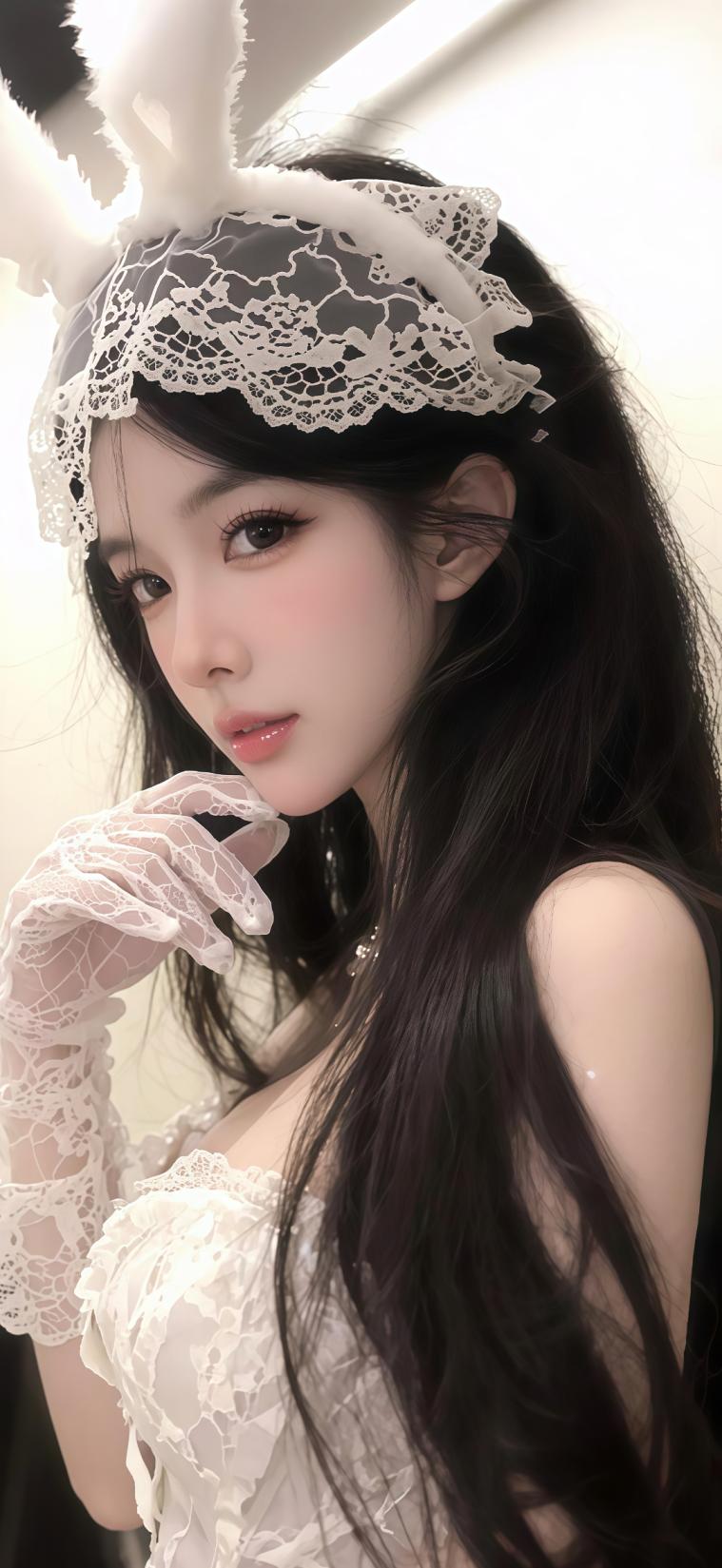 纯欲壁纸 | 倾国倾城 锁屏界的天花板