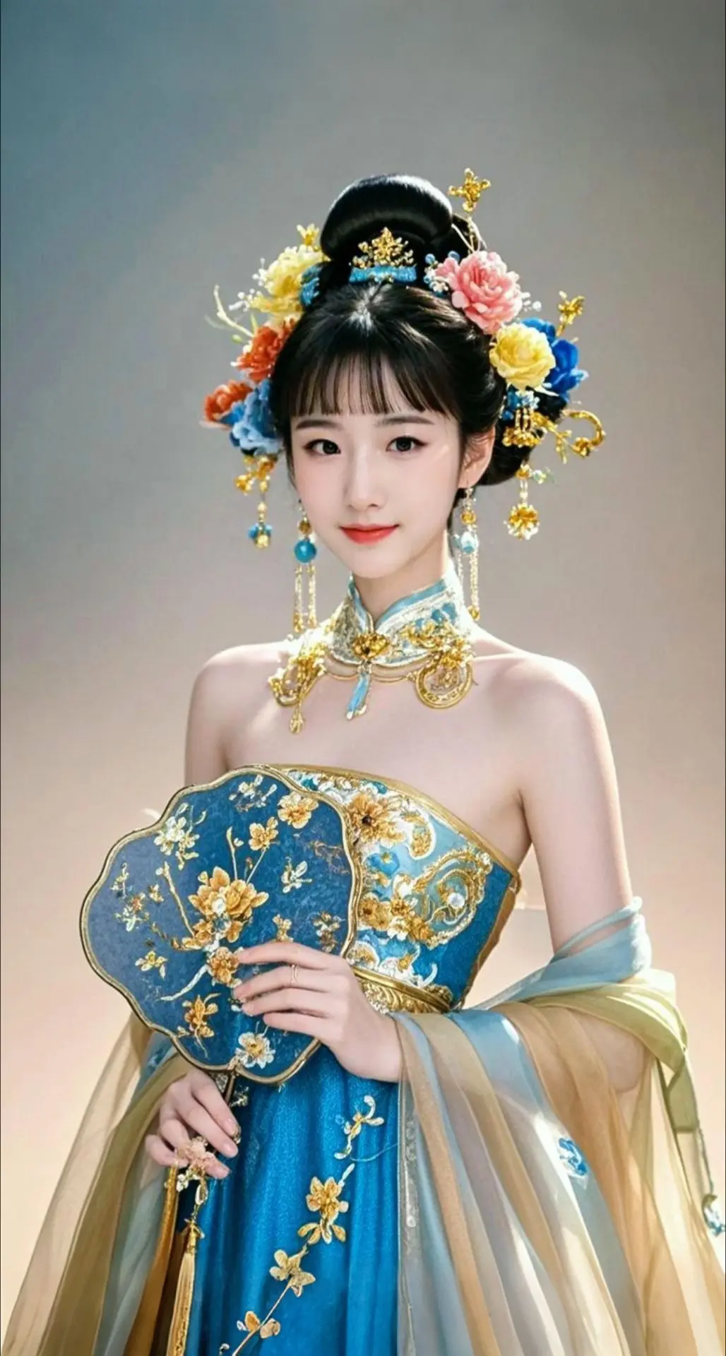 AI扩图 AI华冠丽影