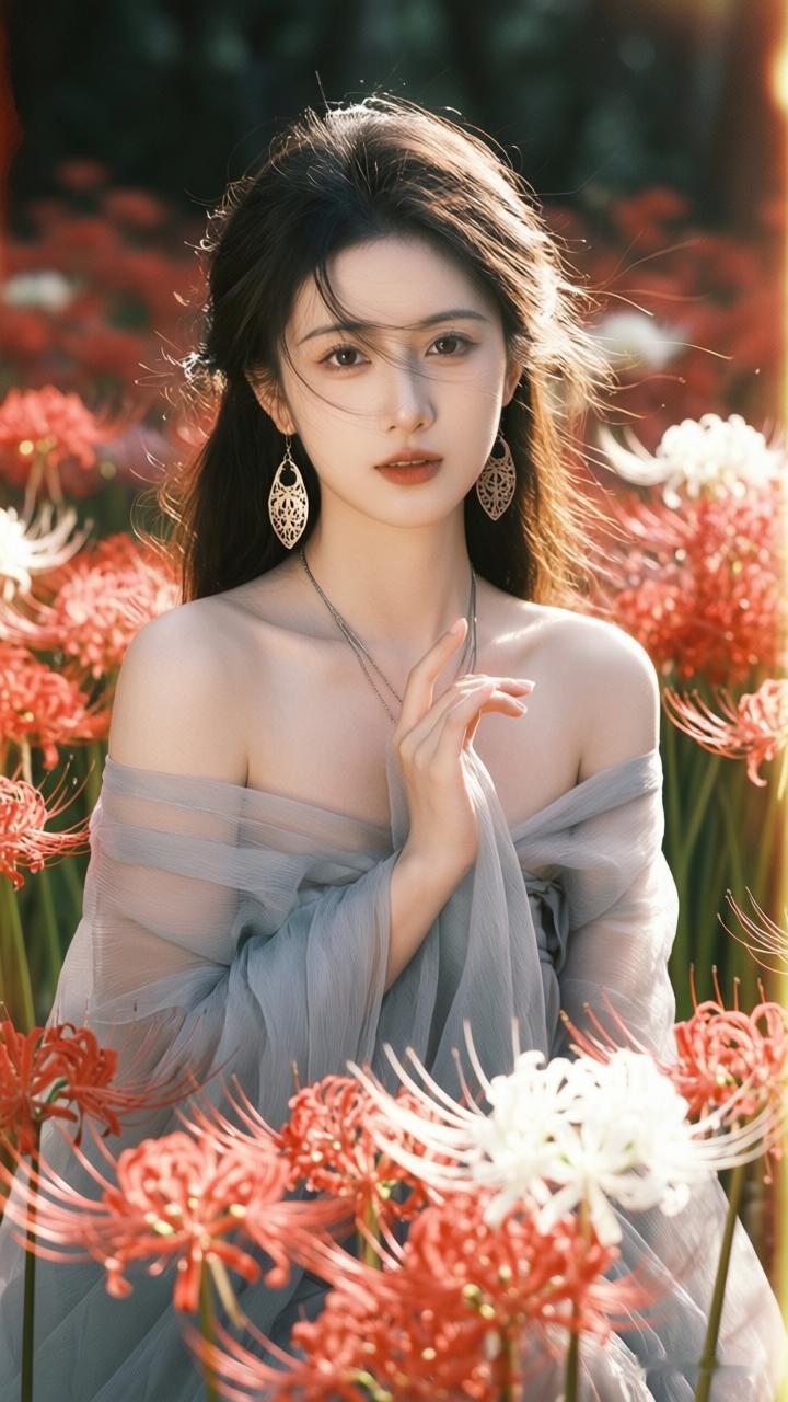 什么样的穿搭可以成为气质女神? 仙气飘飘的少女与绚烂花海，梦幻般的夏日时光。