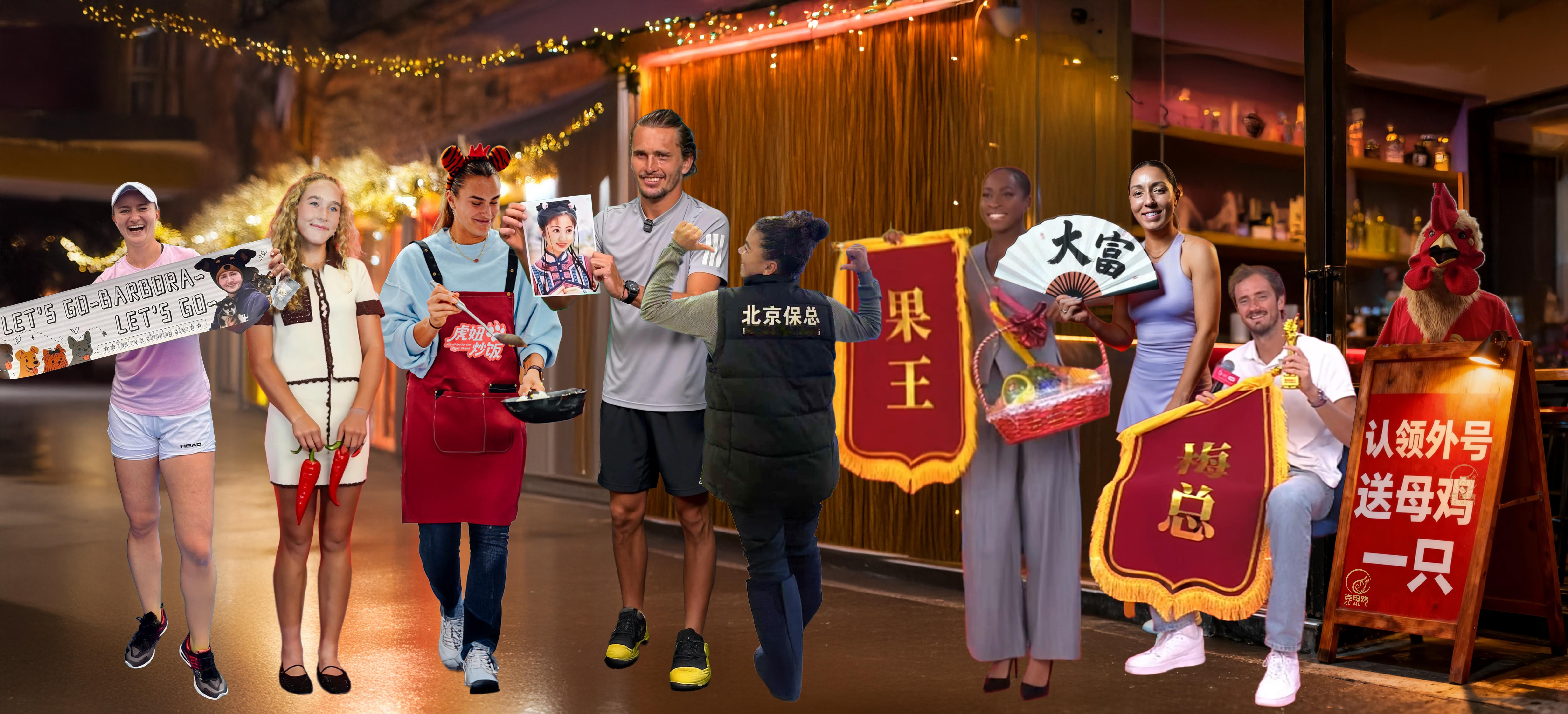 中国赛季基本过半，已经有越来越多的名将得知了自己的中文外号，并进行了一些认领的行