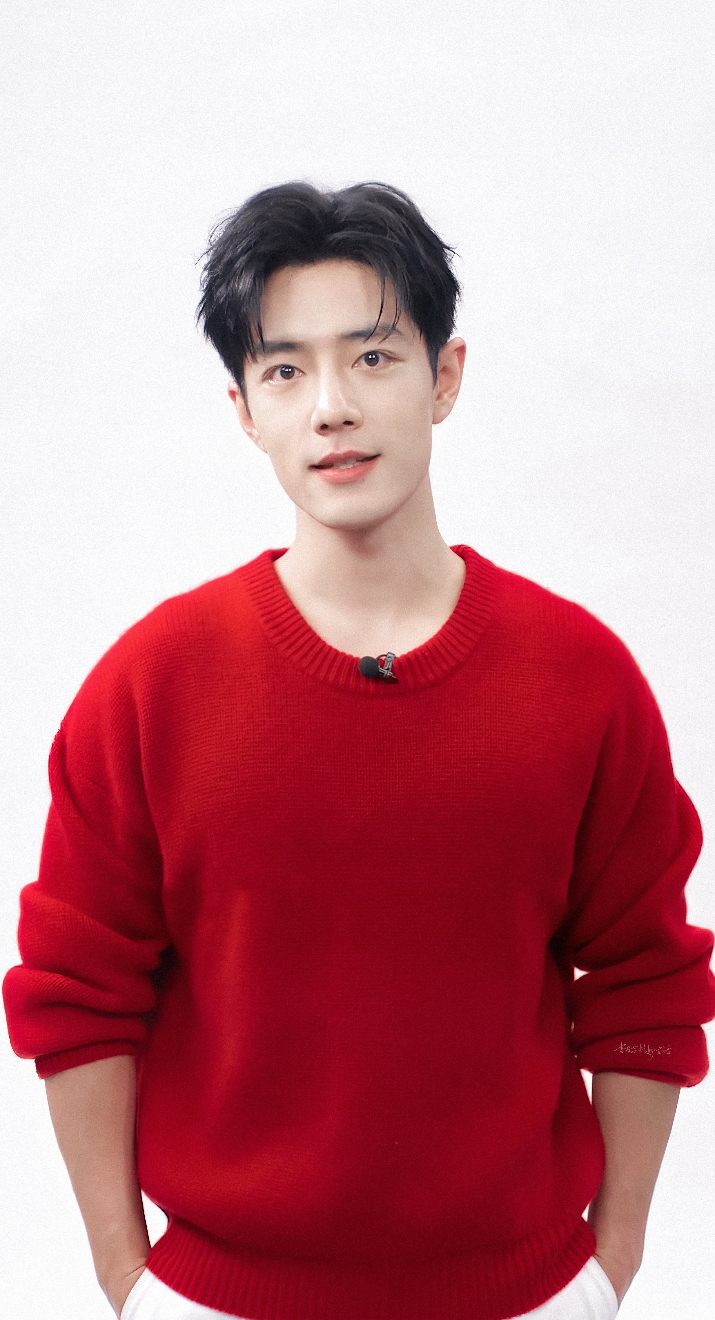 肖战 红色毛衣战超帅哒！红色和肖战 顶配！ ​​​