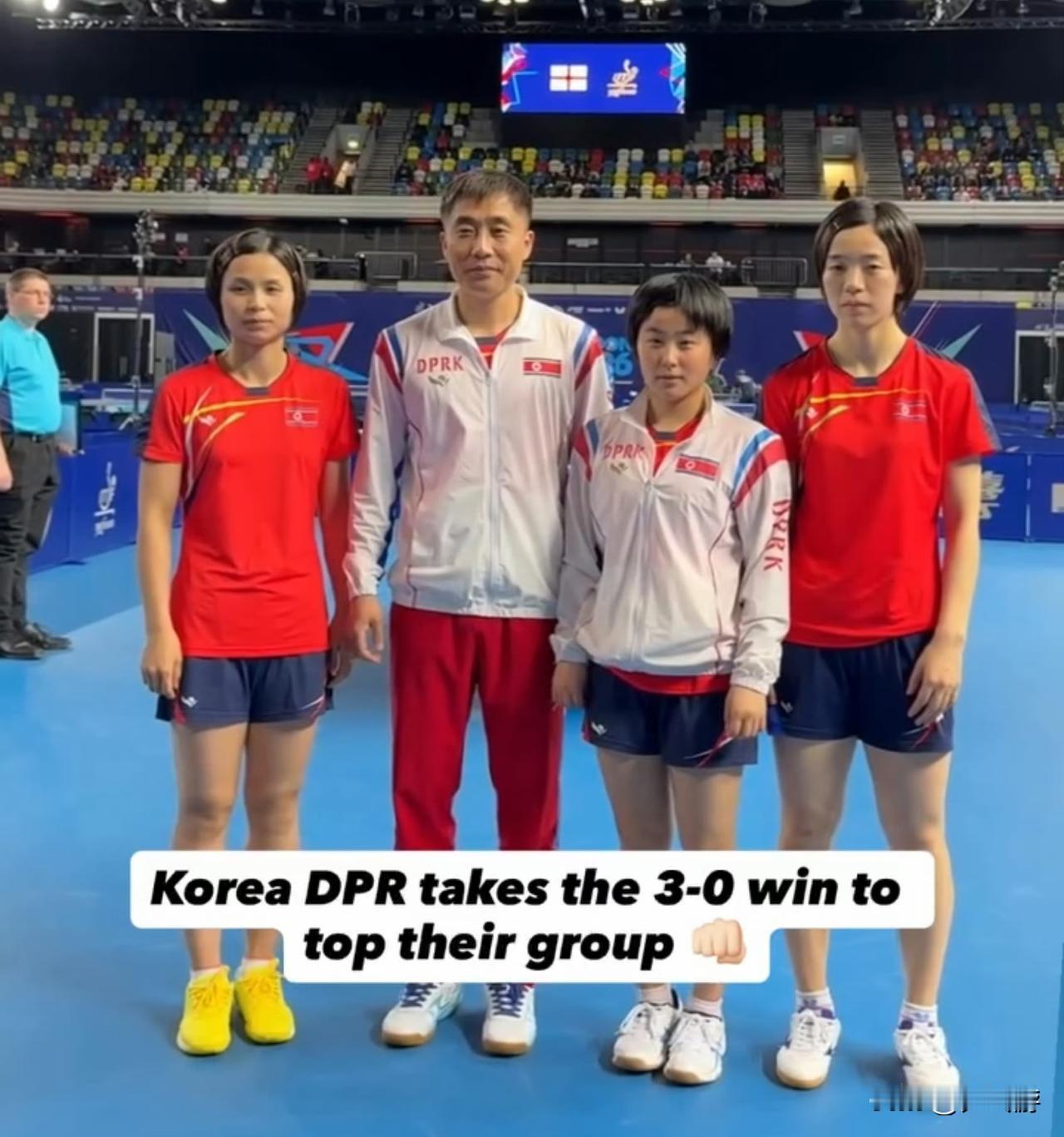 🏓伦敦世乒赛•3场比赛，3个3-0——🇰🇵男女队均三战全胜，双双晋级下轮淘