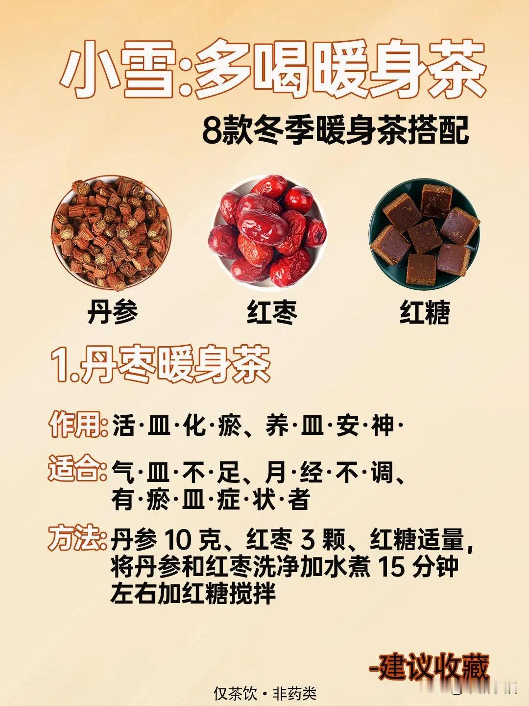 ❄️小雪至，寒渐浓 | 冬季暖身茶饮指南

宝子们，小雪节气已悄悄来临，凛冽的寒