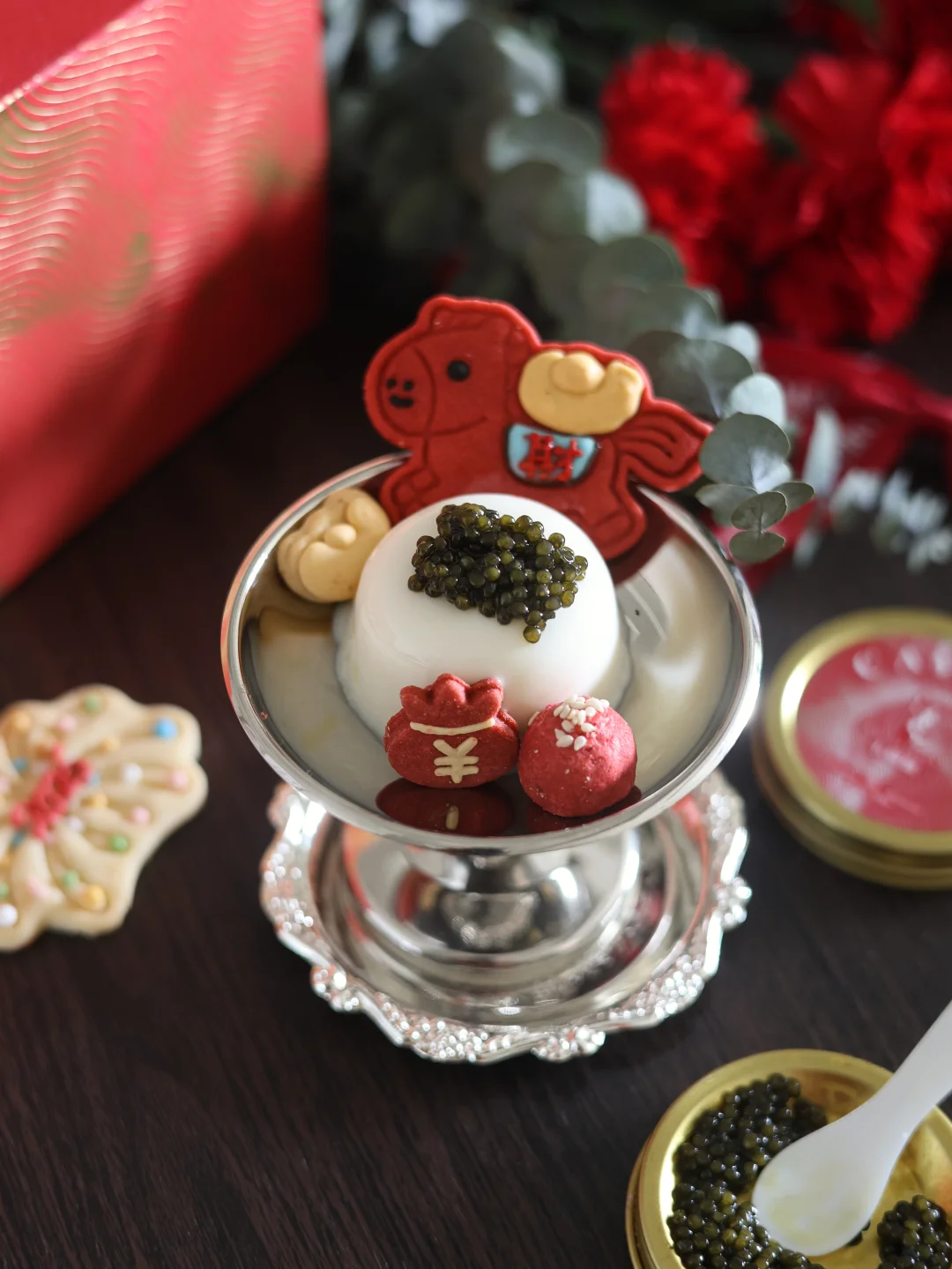 💕女神节的美味惊喜，是这款鱼子酱布丁给