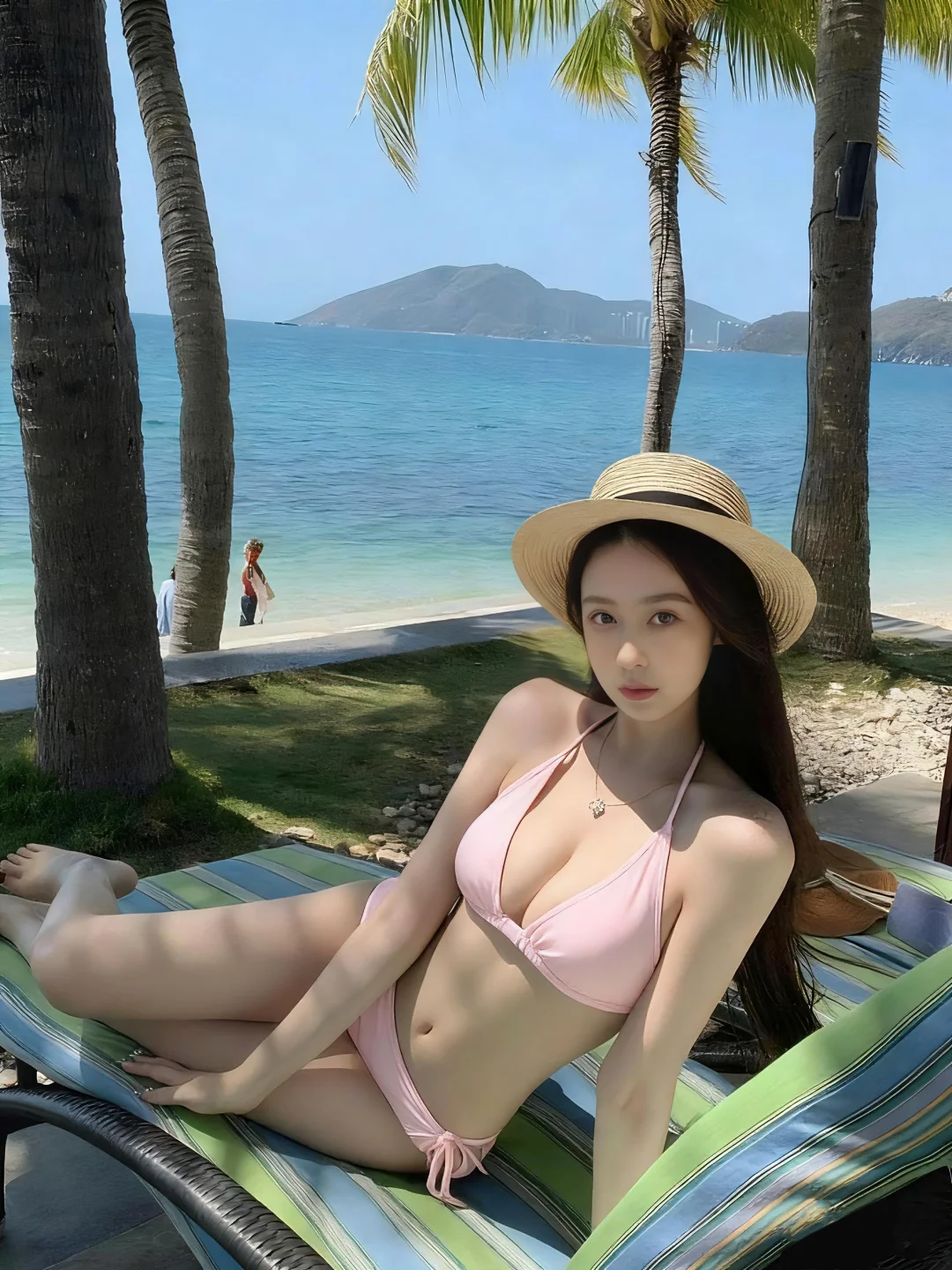 吹海边的风