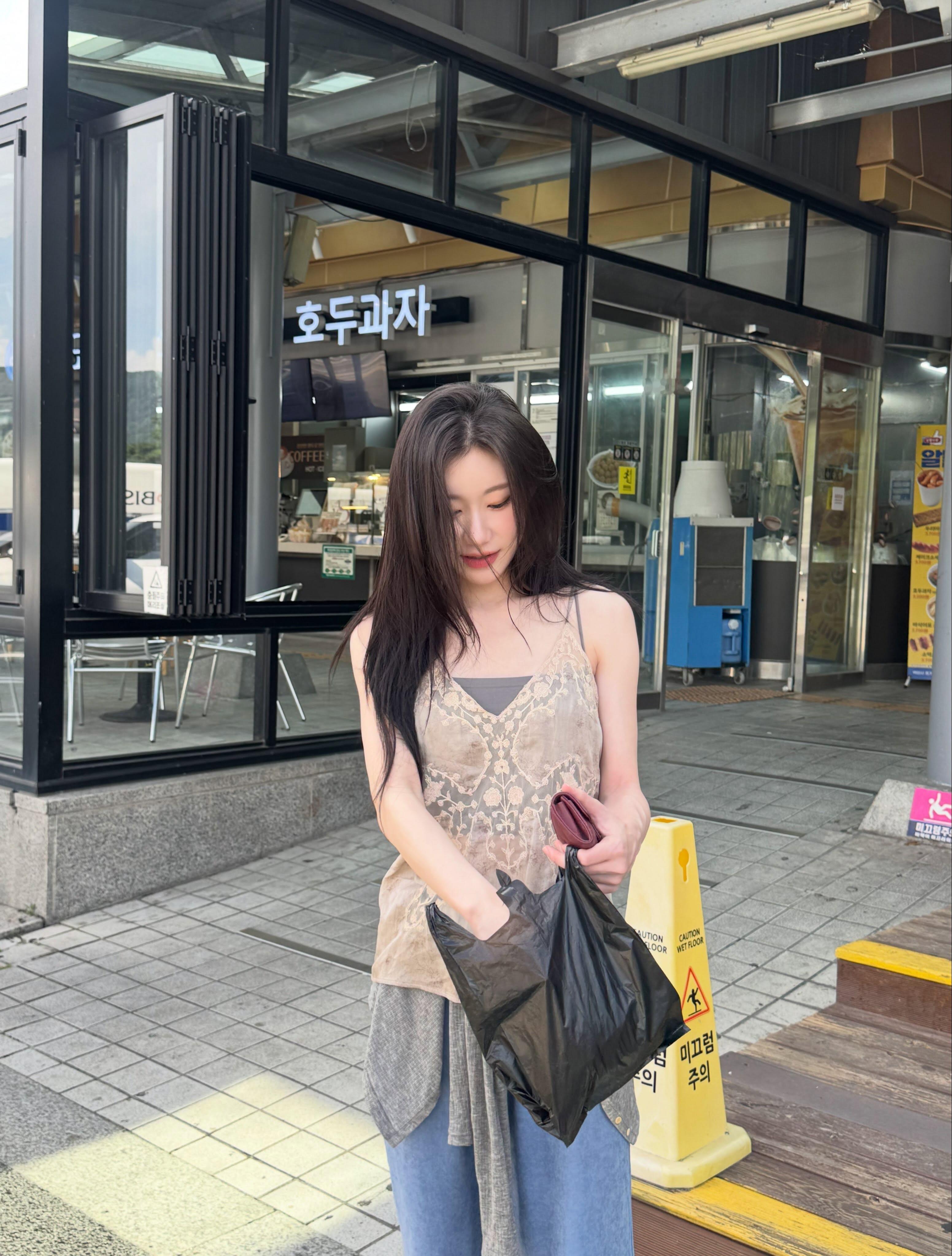 彩领的随拍都好自然