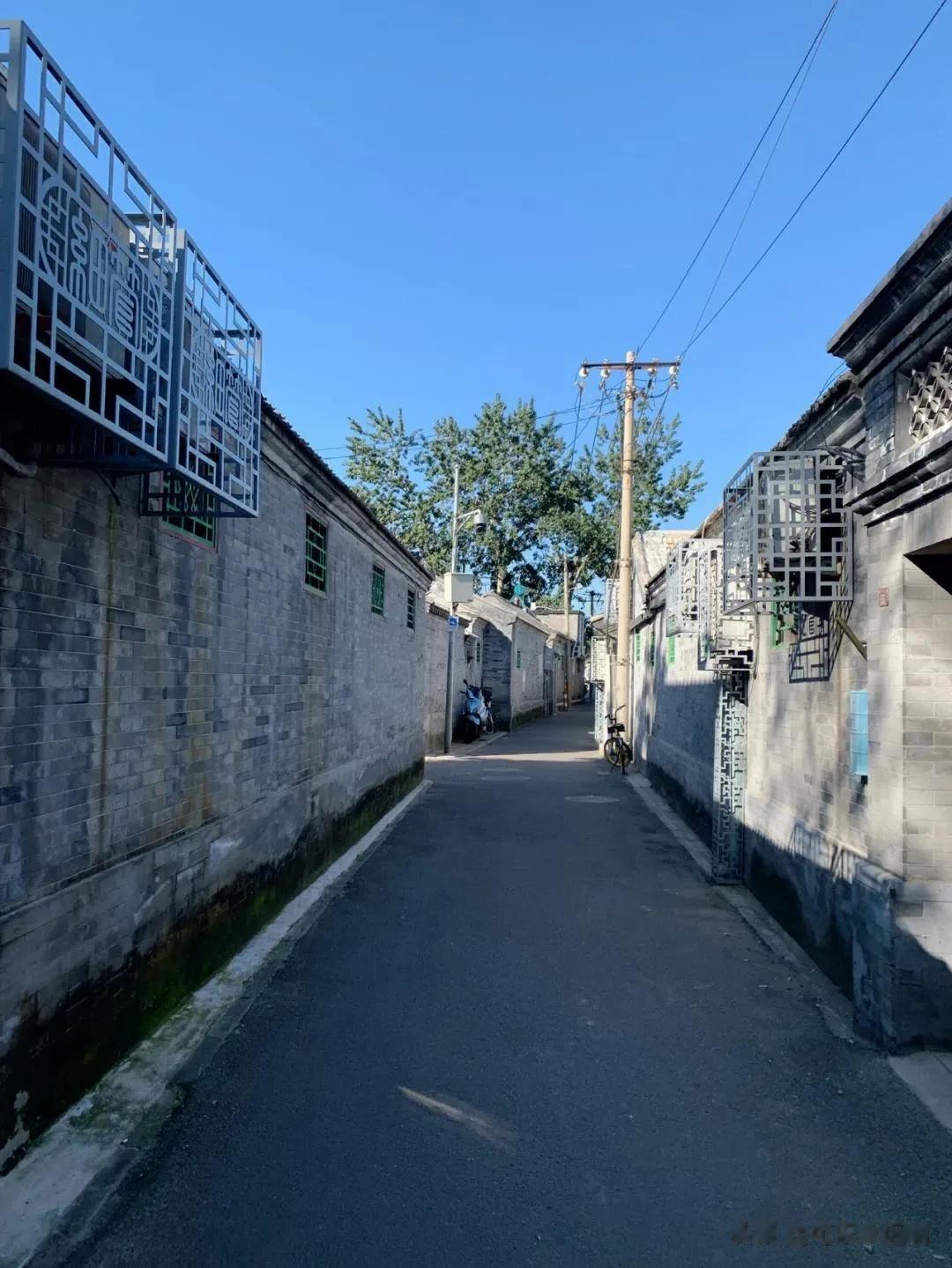 温暖，静谧而不失市井，这是我听过对胡同儿贴切的形容。
相比于大栅栏步行街人头攒动