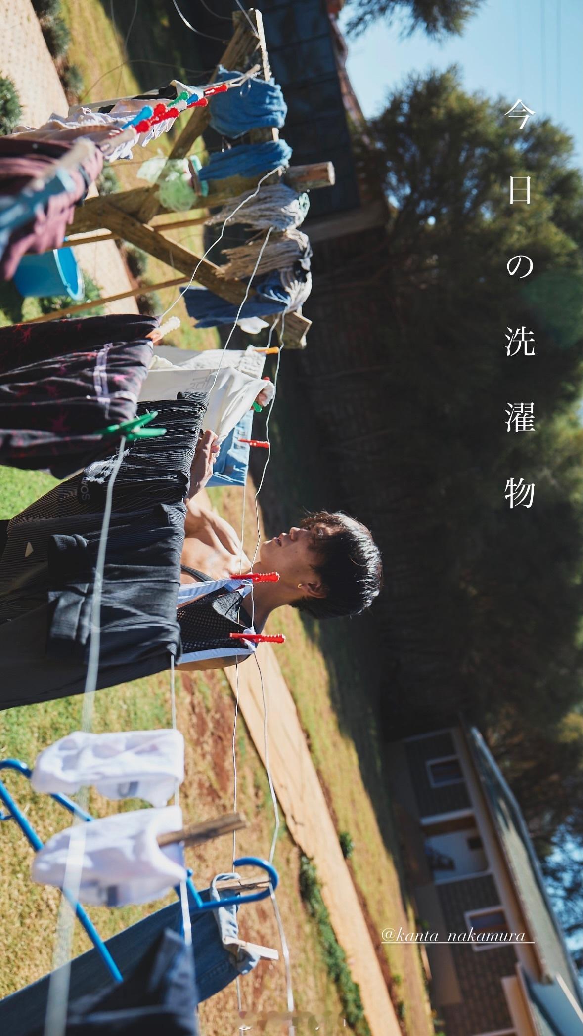 话说我每天不也洗很多衣服吗？除了跑步的好几件，还有家里人的。大迫杰运动员的b面人