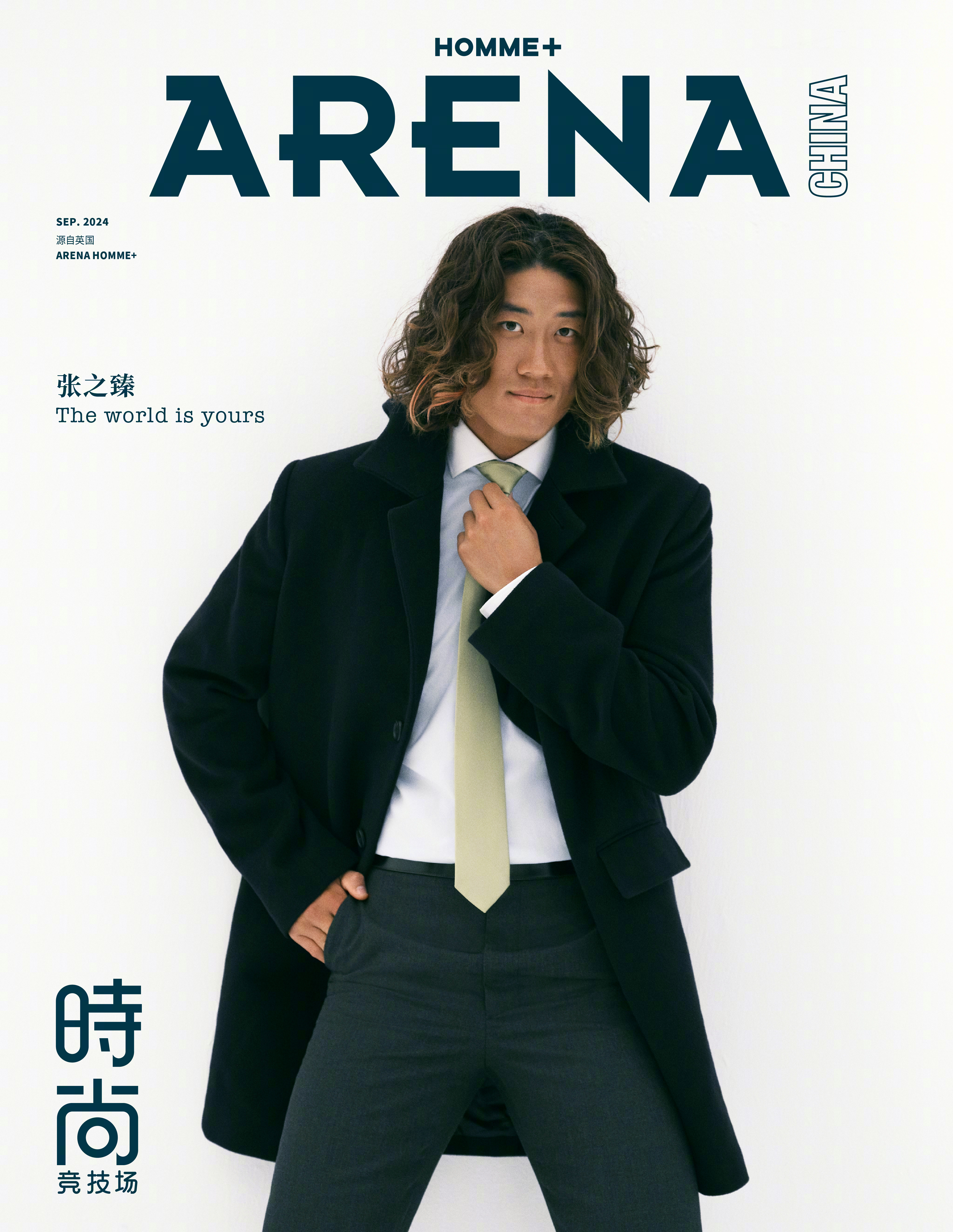 📸ARENA HOMME+ 9月刊封面人物——张之臻纯白的设计风格意外的不错，