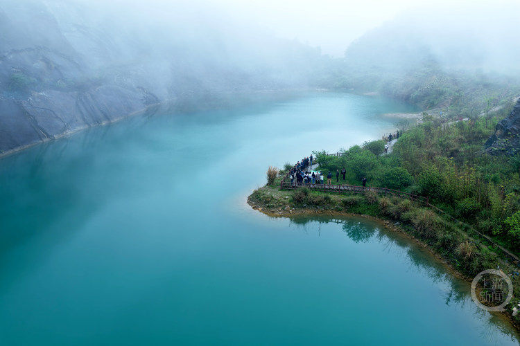 世界地球日丨艺术与矿山修复交融 明月山矿坑“变形记”