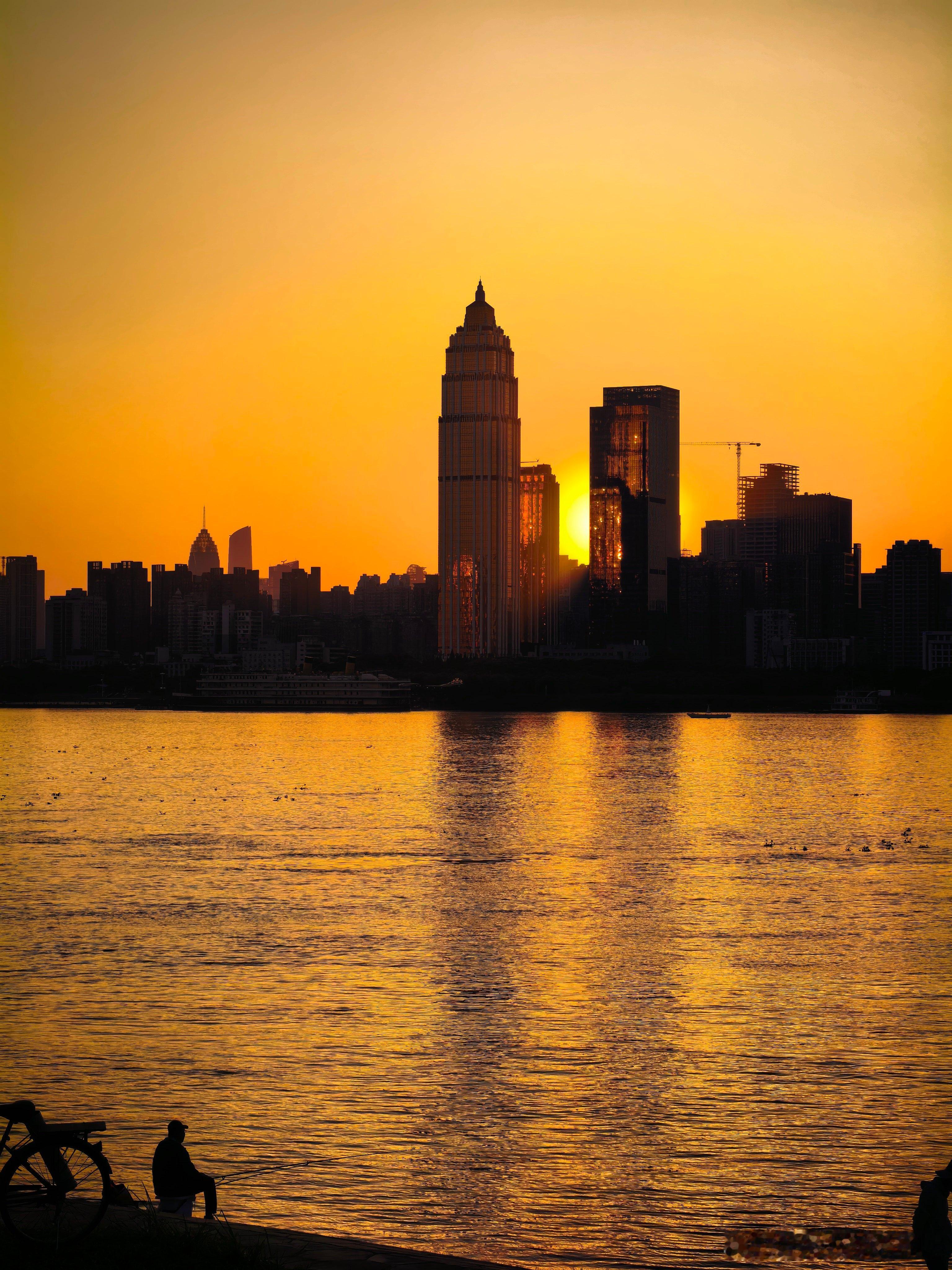 武汉的夕阳  ​​​