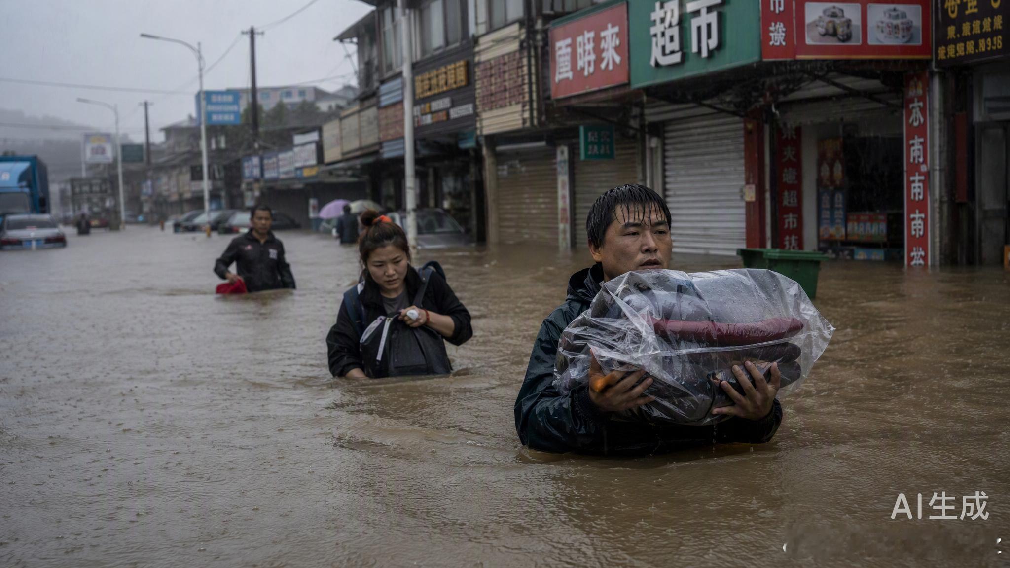 暴雨里的福建，水线在涨，人心也在晃。当官方通报还在强调“总体平稳”，朋友圈里已经