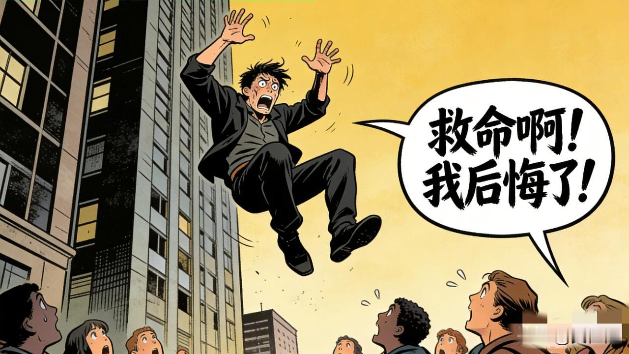 跳楼的人,跳到一半后悔了怎么办?跳楼跳到一半后悔，那可真是叫天天不应叫地地不灵。