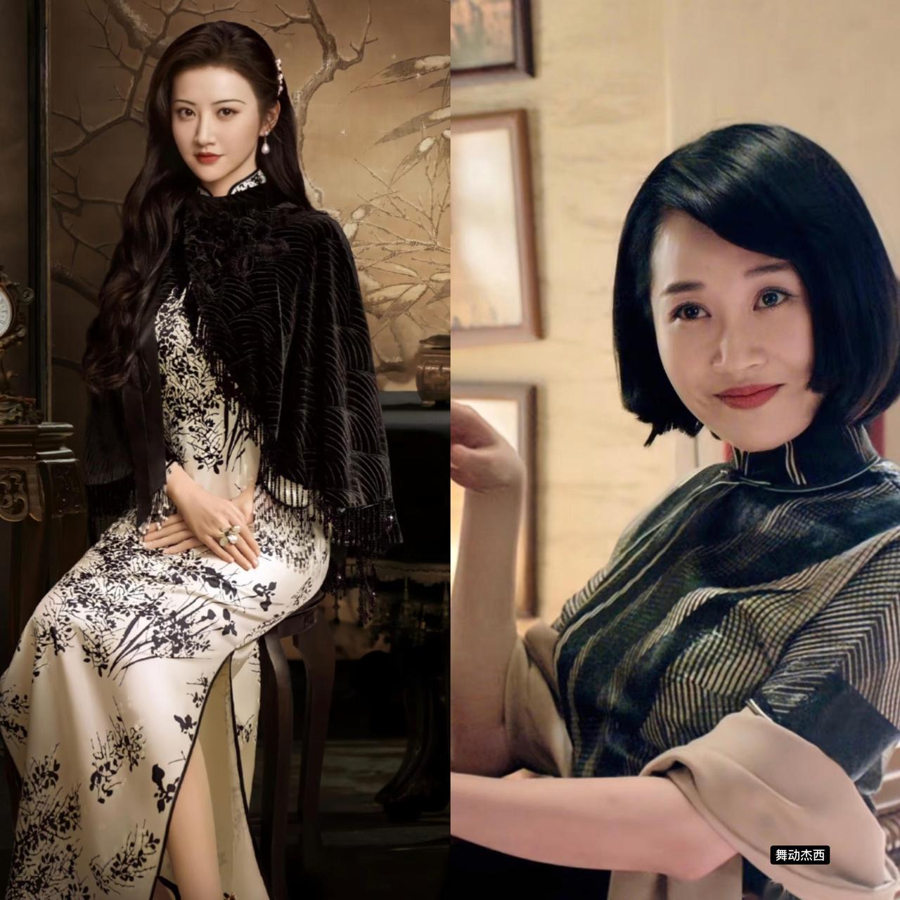 景甜和许晴越来越像，这就是娱乐圈顶颜模板吧！
	
无论是脸型，身材气质，两人都非