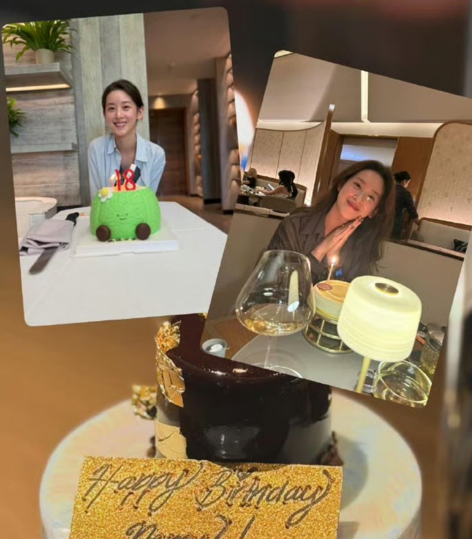 章泽天晒32岁生日照了 