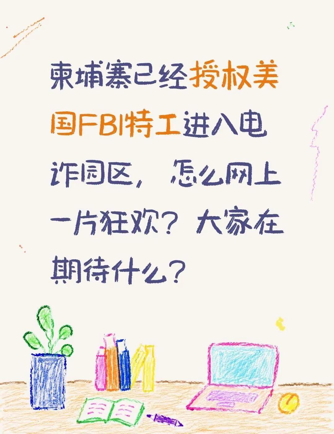 柬埔寨已经授权美国FBI特工进入电诈园区，怎么网上一片狂欢？大家在期待什么？柬埔