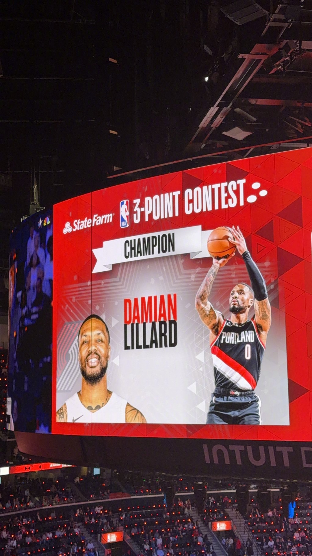 现场见证利指导夺冠⌚下一步就等你复出了布克确实太可惜了利拉德三分大赛三冠王利拉德