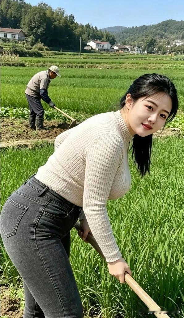 春去夏来脚步匆，
田间地头热气浓。
庄稼地里无闲人，
女儿回家干劲冲。