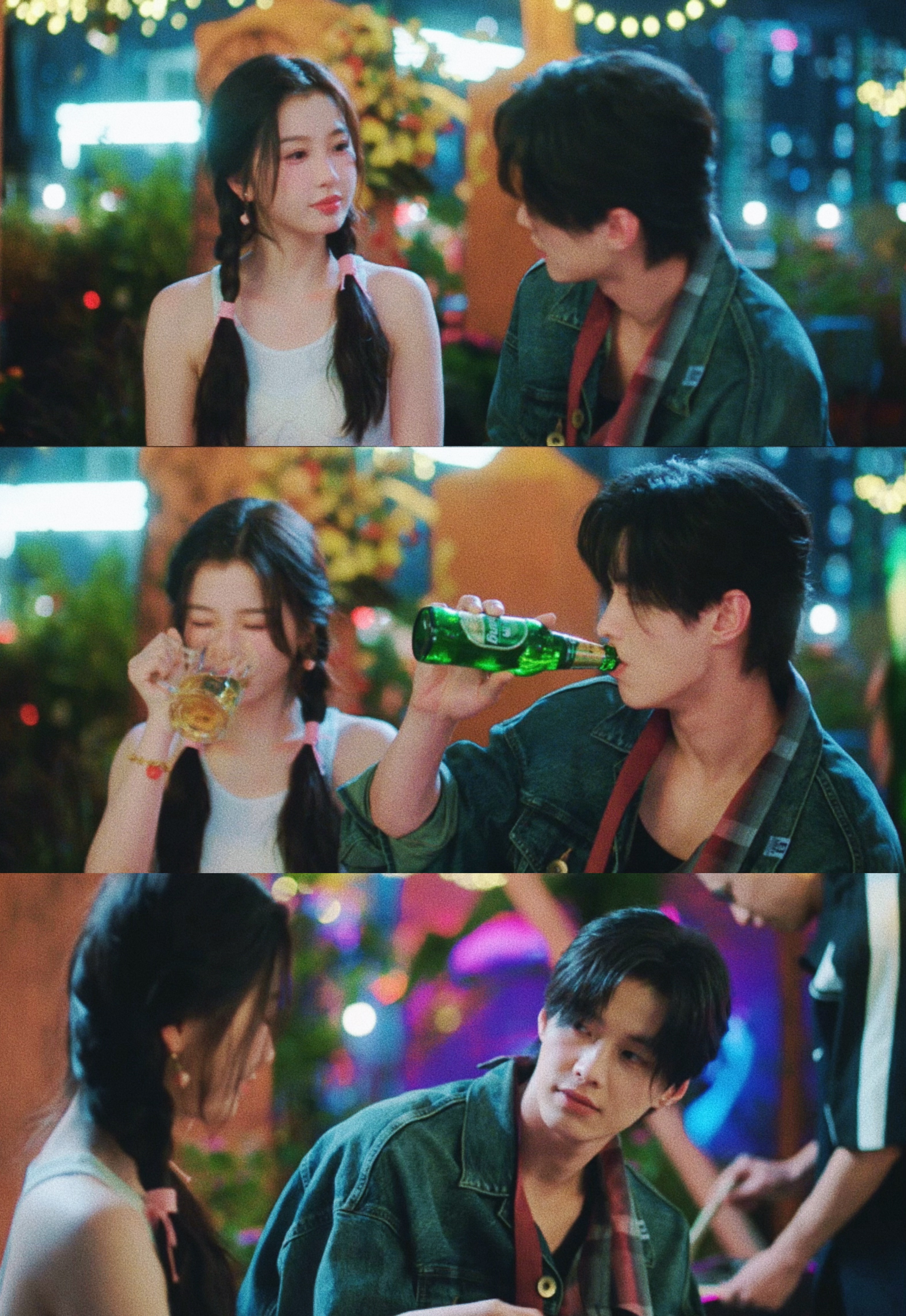 你俩继续亲我的嘴角一点也不累 谁懂这甜度！姜暮靳朝吻戏名场面刷屏，嘴角就没合上过