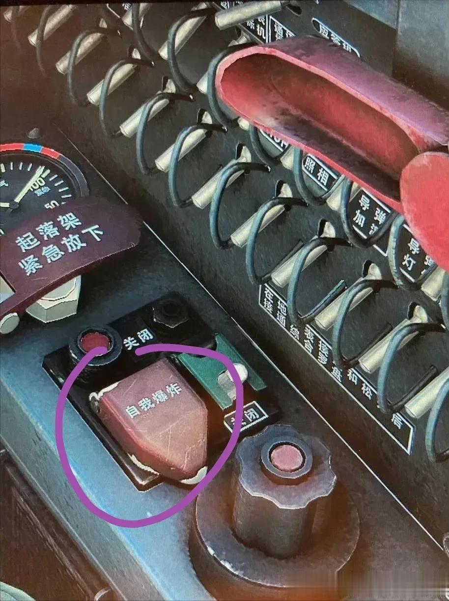罕见老照片，歼8驾驶舱那个“自我爆炸”按钮其实就是用大电流造成电子设备短路，可瞬