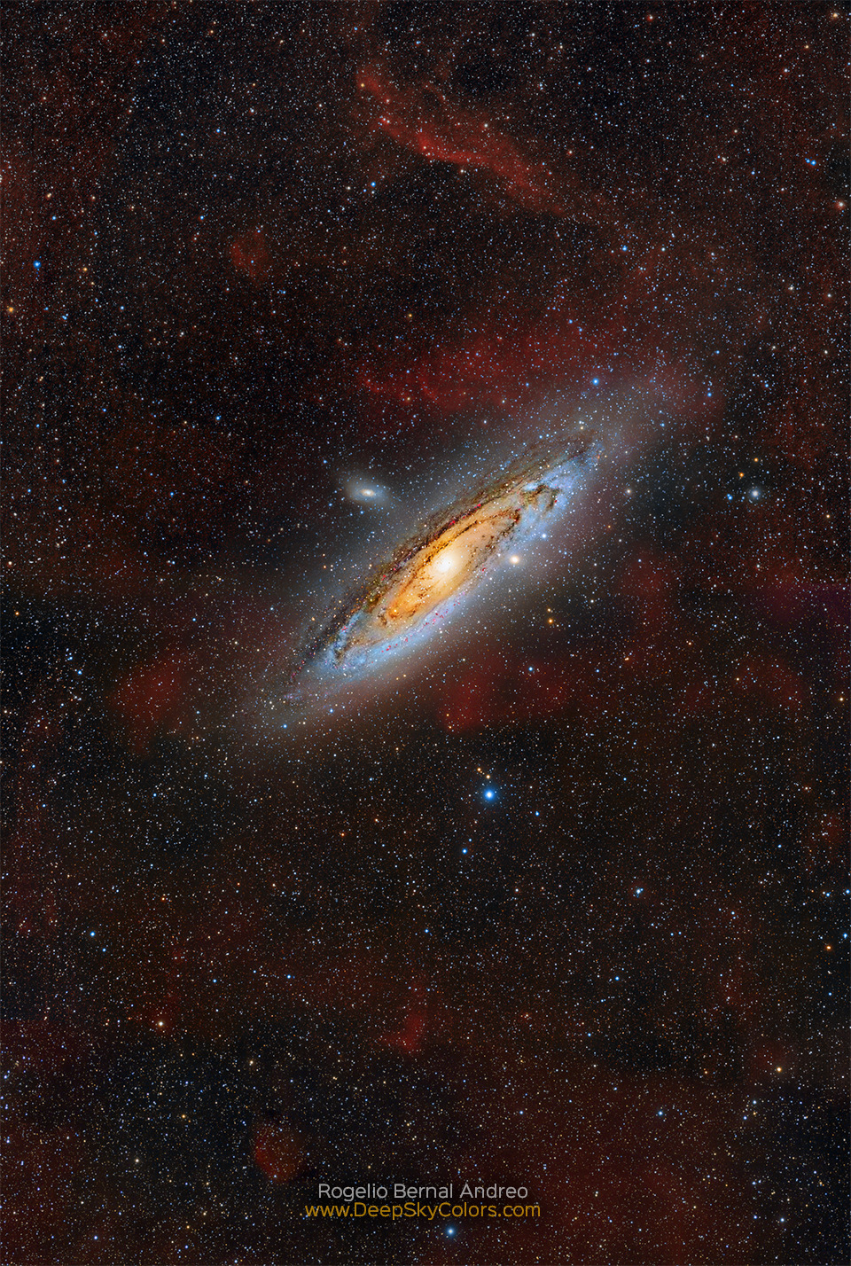 #每天一天文图# 仙女座星系与星云 ​​​