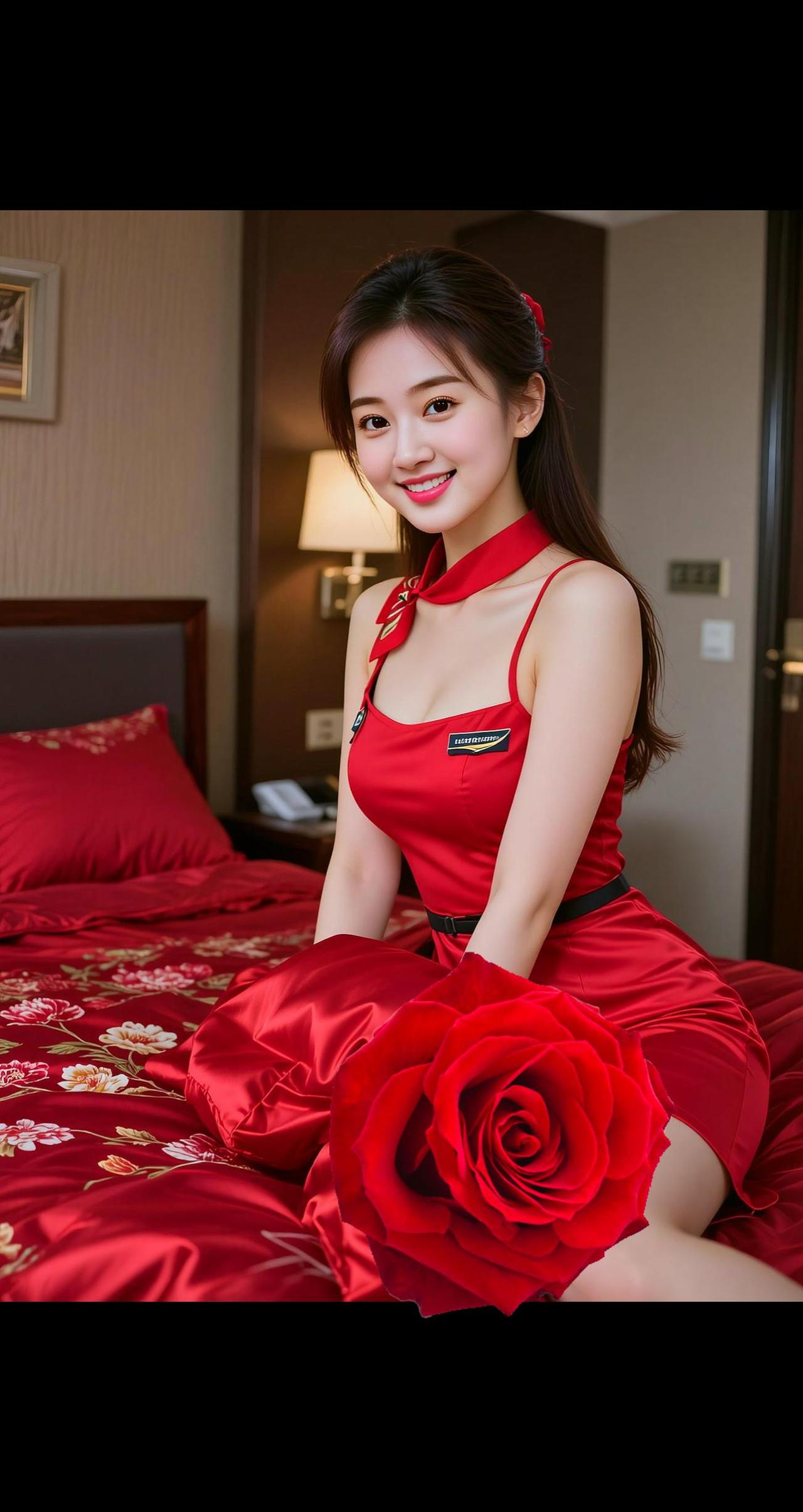 AI红裙空姐 故事 婚后生活