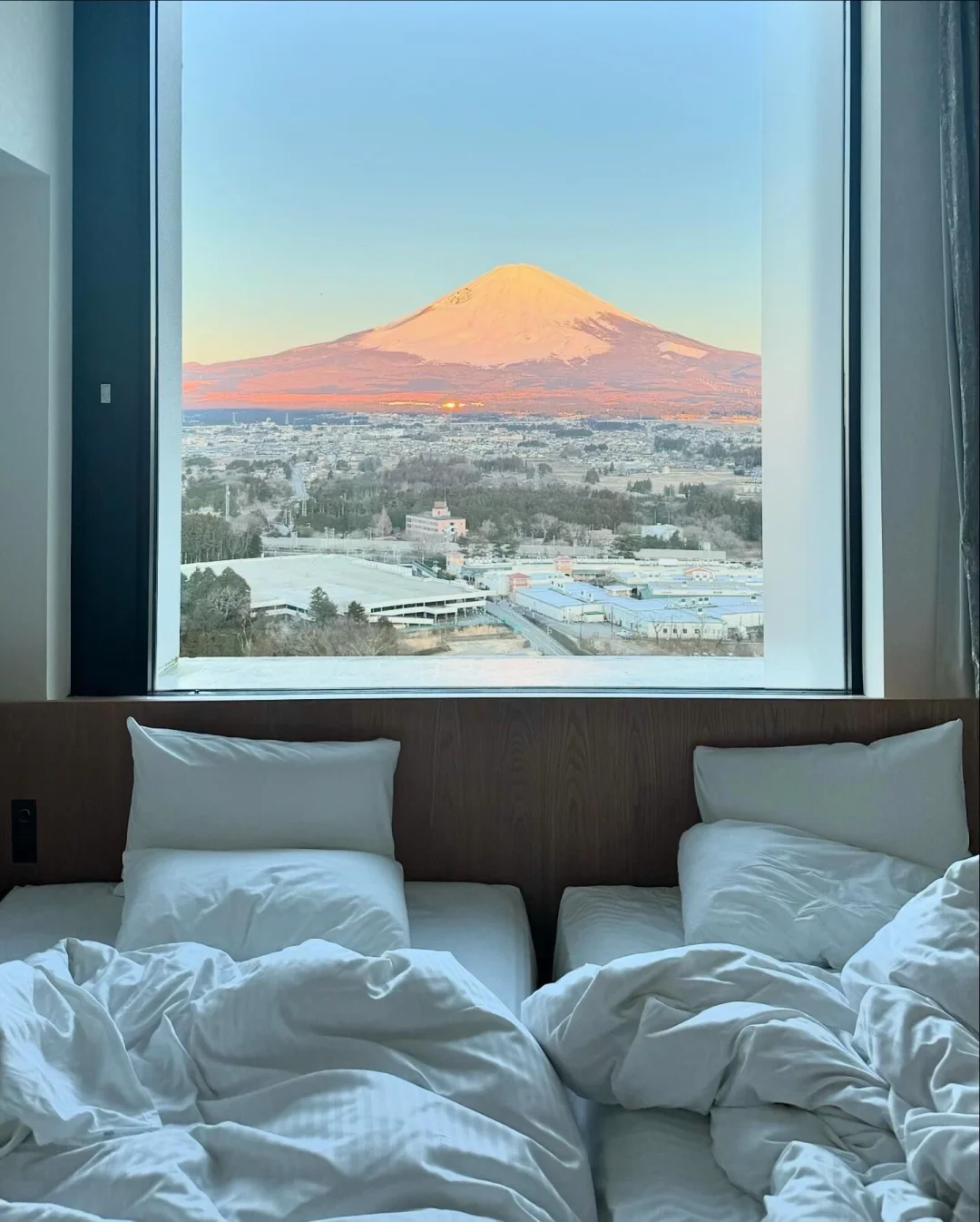 被自己订的富士山酒店满意到睡不着😭