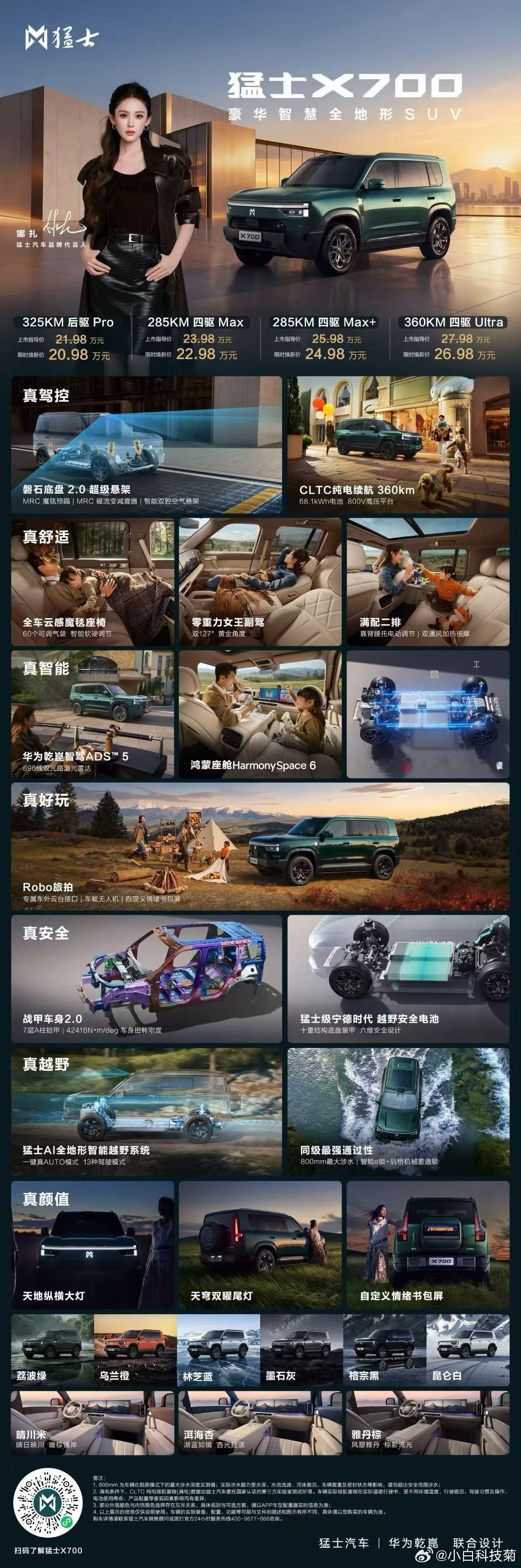 华为全家桶+方盒子造型+国企品质，卖20万出头。讲真，这可是一块空缺出来的市场，