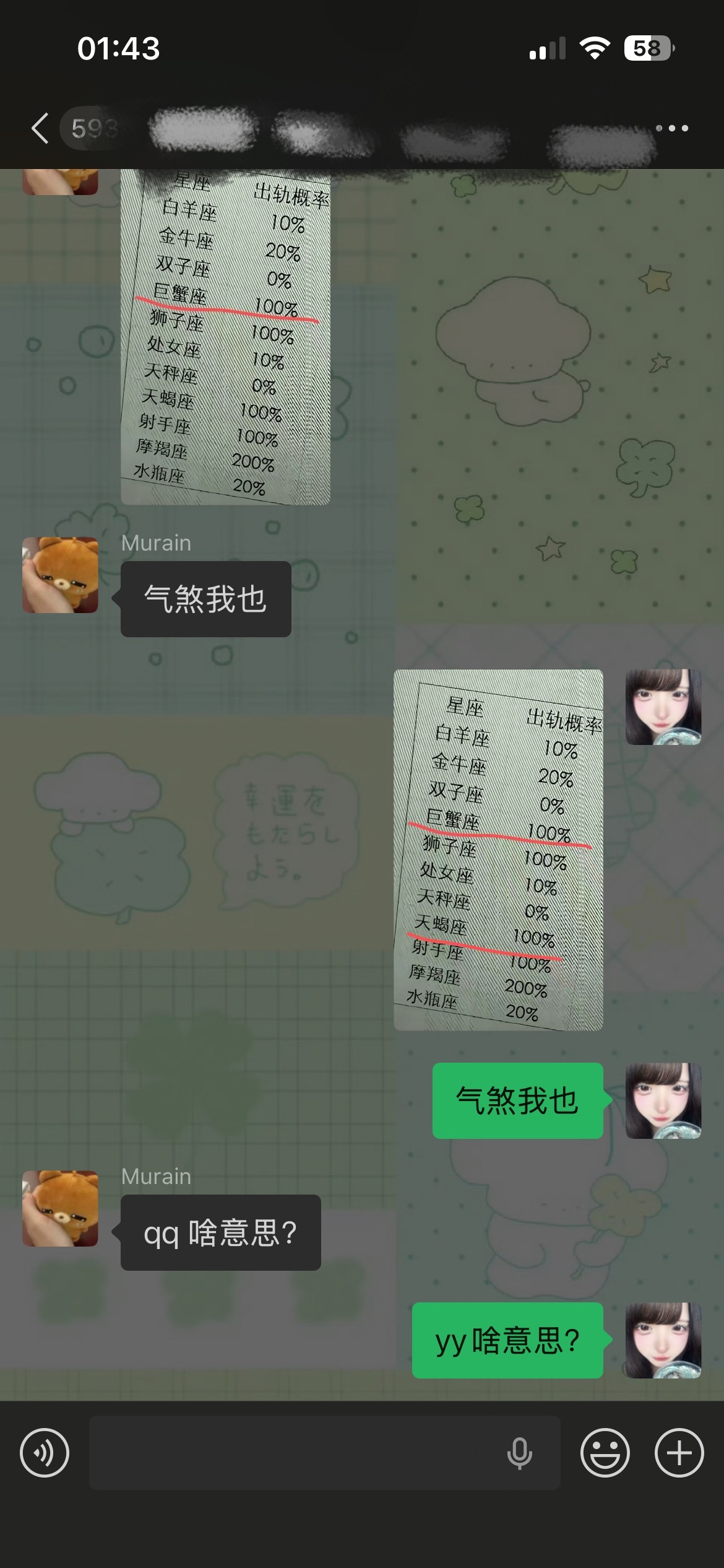 哦 