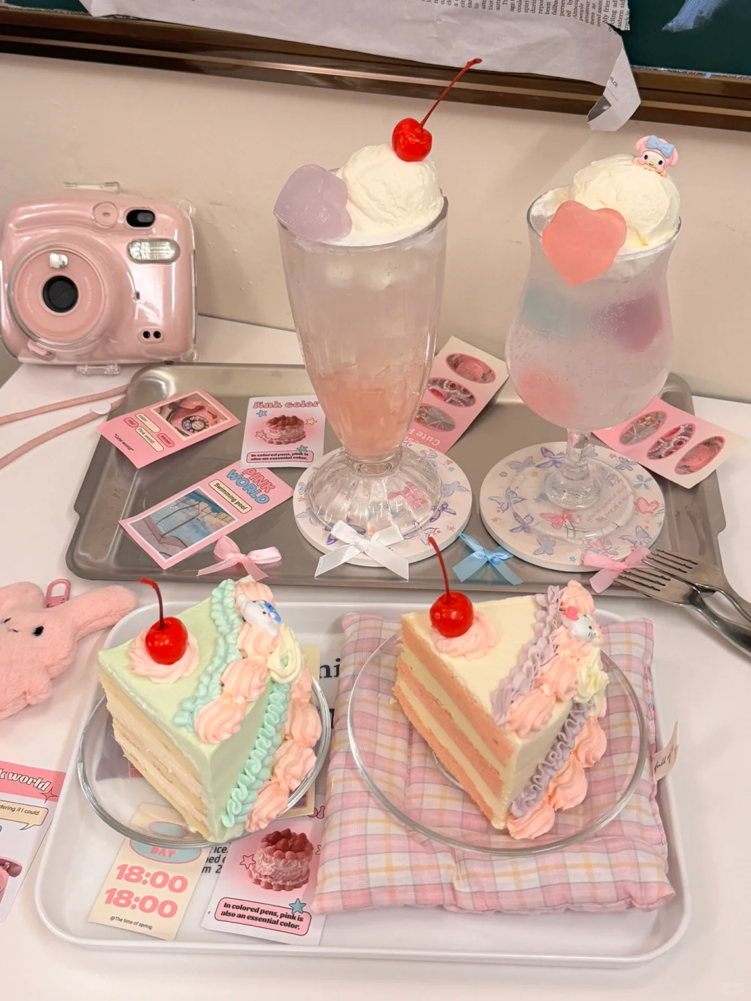 不在韩国🇰🇷在广州………蛋糕好韩好ins啊🍧