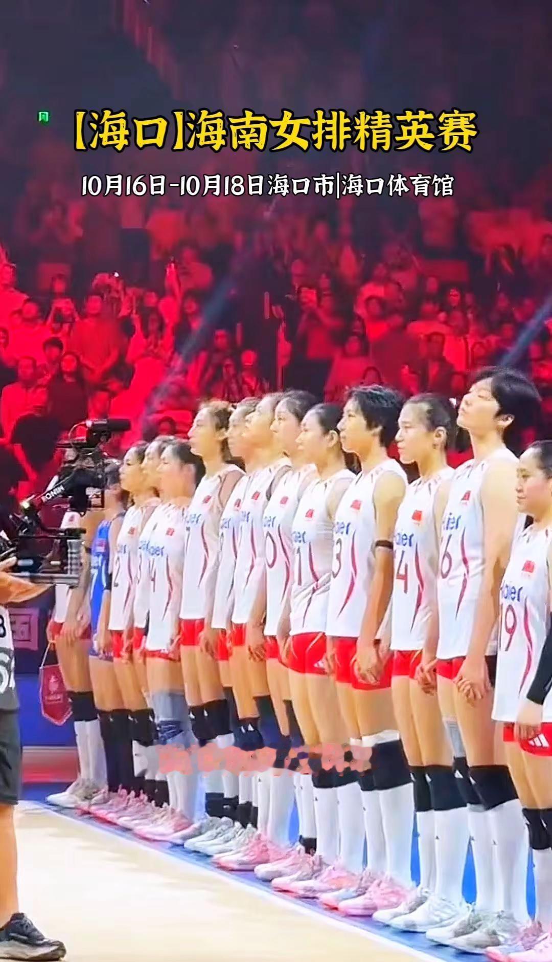 排超强队集结海口，大力扣杀轮番上演，排球爱好者别错过。排球 排球比赛 海南女排精