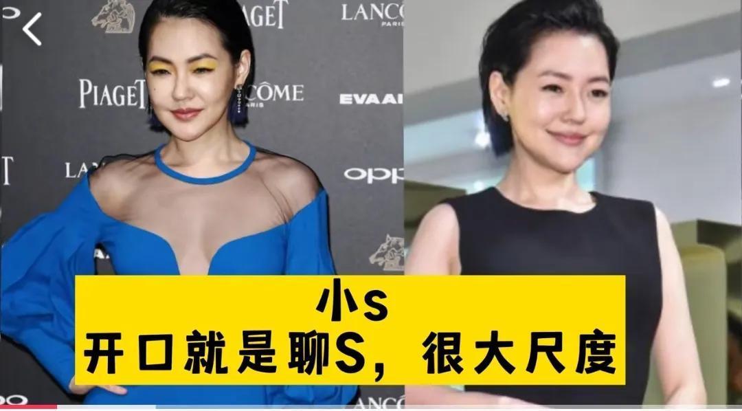 越老尺度越大的10位明星，个个性感风骚，谁才是你的菜？
第1位:小S
第2位:杨