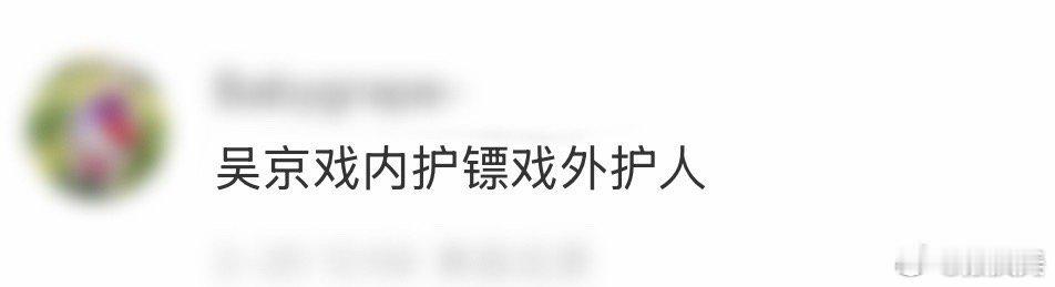 吴京戏内护镖戏外护人 真的越了解吴京越佩服。戏里他护镖，戏外他护着导演、护着作品
