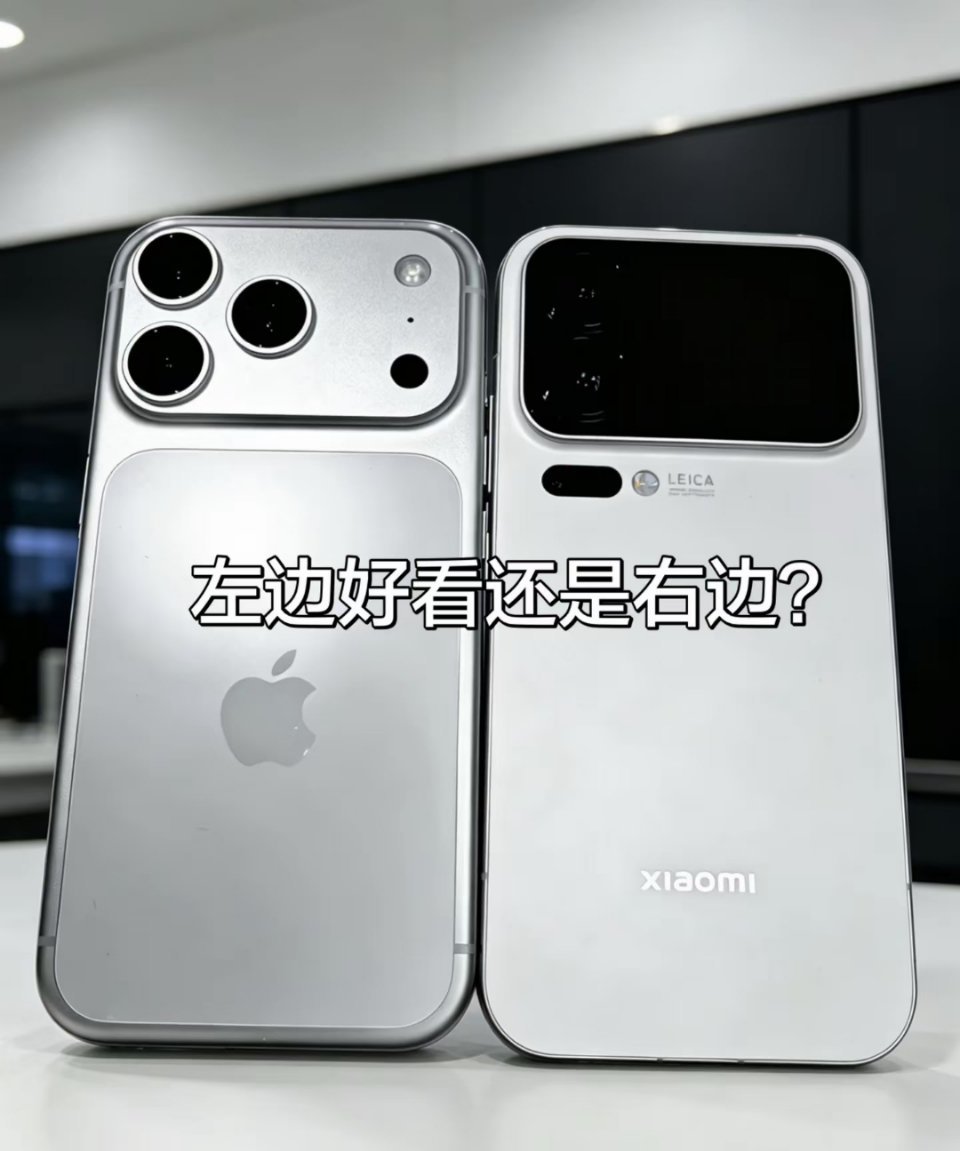 买小米17Max还是iPhone苹果17PM和小米17PM哪个好看，小米17 M