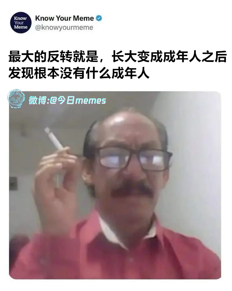 童心未泯（knowyourmeme）今日meme[超话]今日memes ​​​