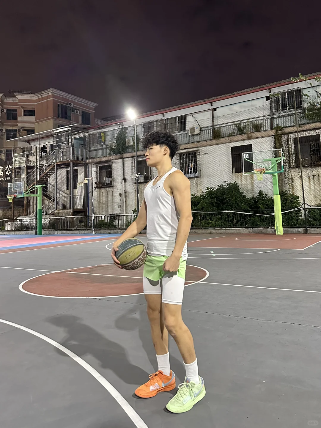 黑皮男大香香篮球穿搭